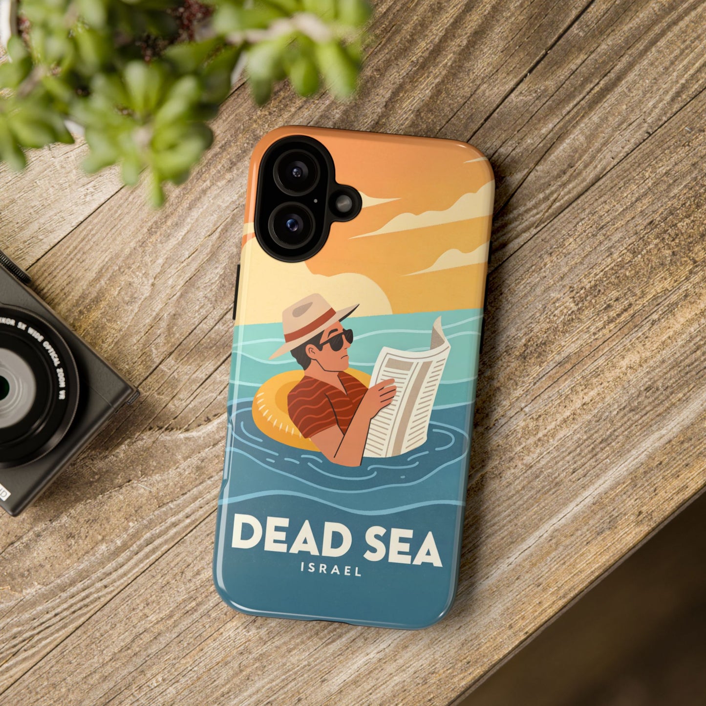 Dødehavet – Retro Flytende Mann Mobildeksel