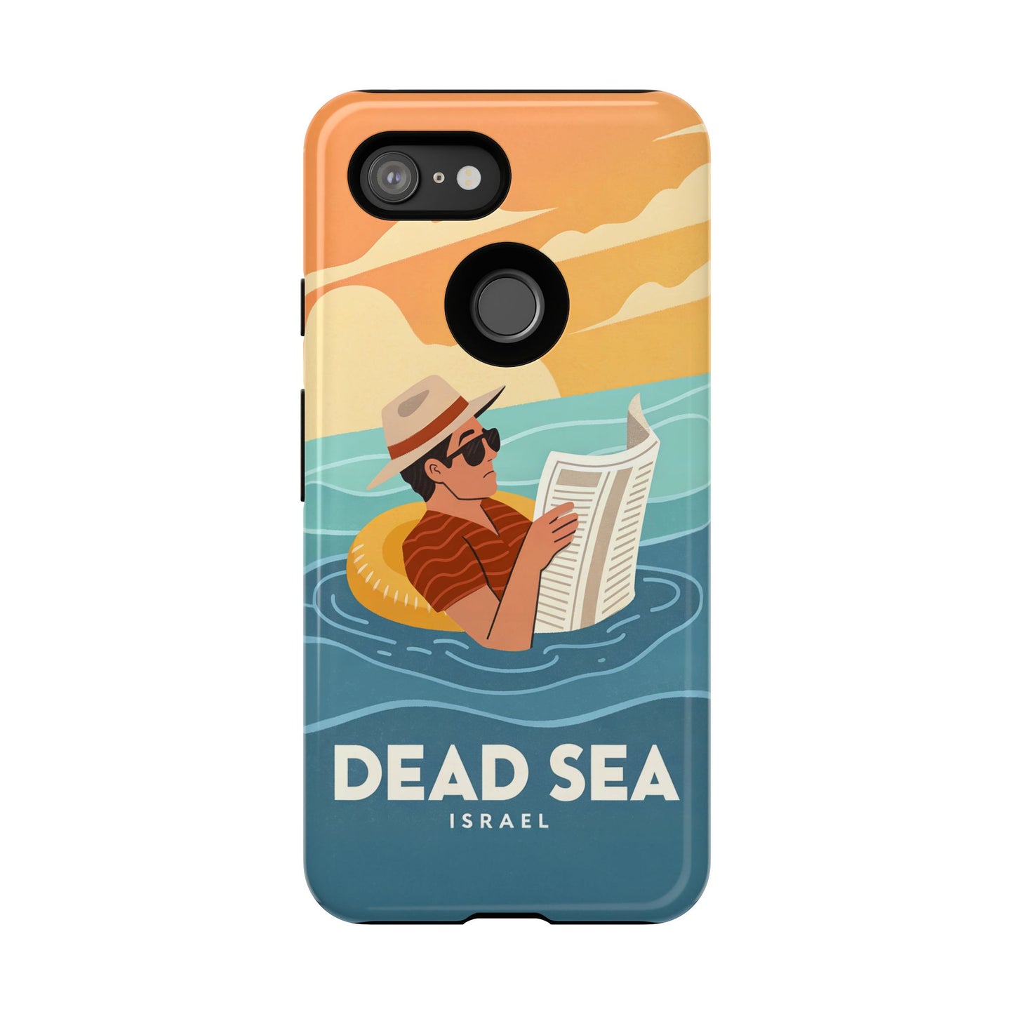 Dødehavet – Retro Flytende Mann Mobildeksel