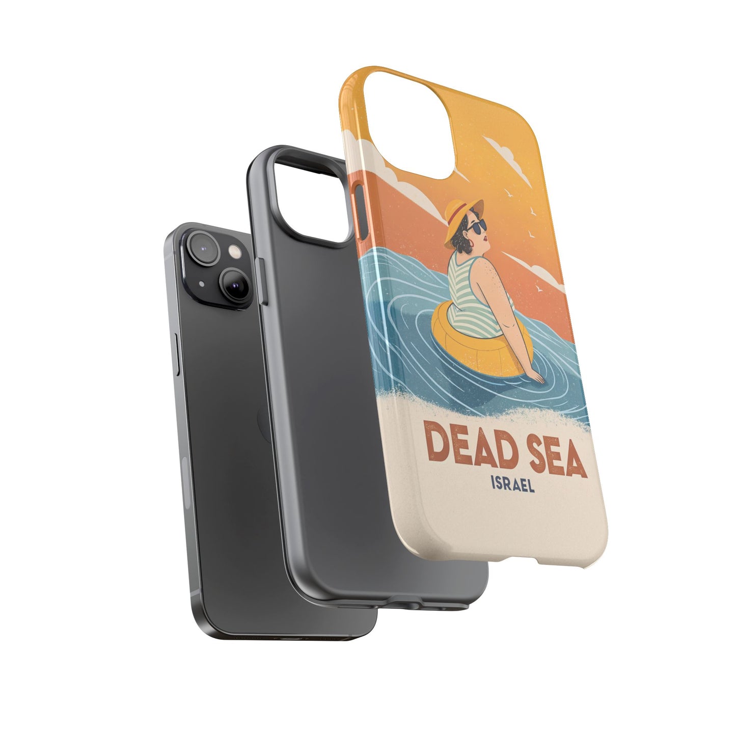 Dødehavet – Retro Flytende Dame Mobildeksel