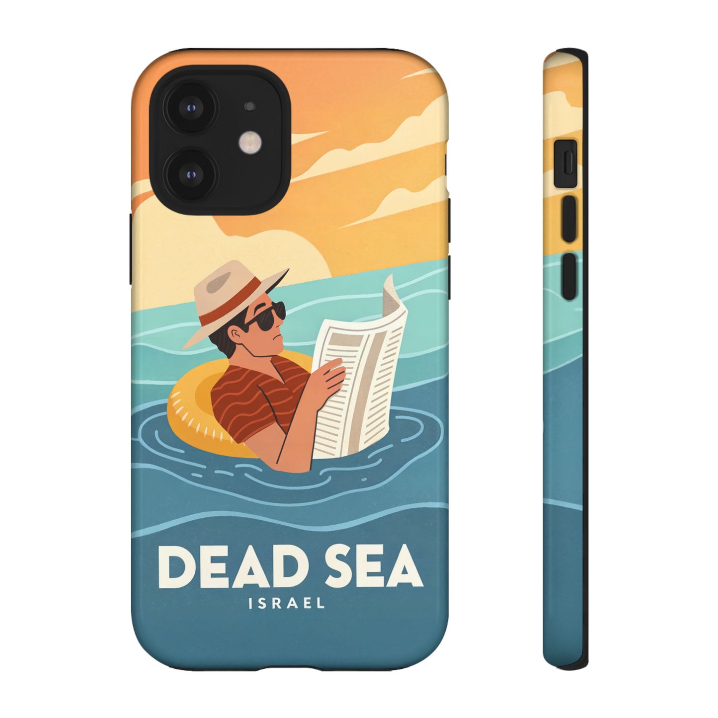 Dødehavet – Retro Flytende Mann Mobildeksel