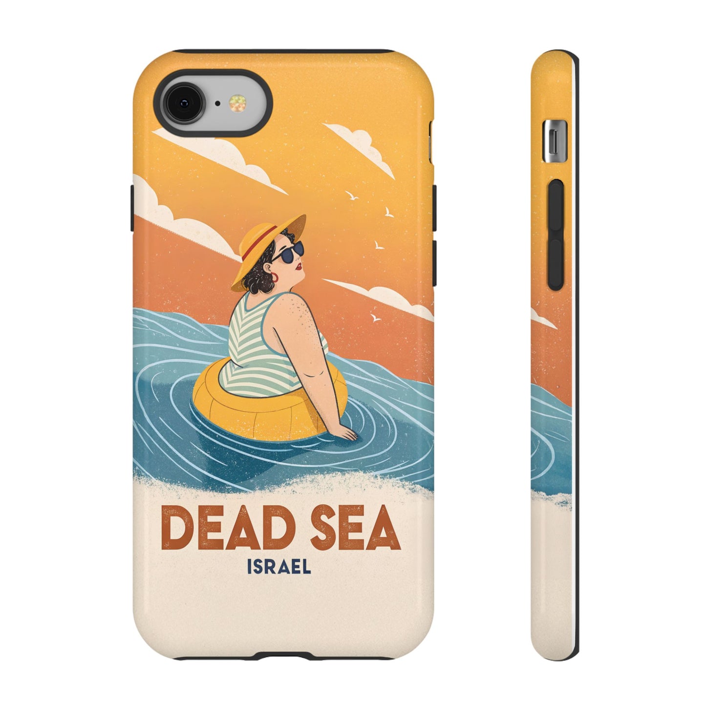 Dødehavet – Retro Flytende Dame Mobildeksel