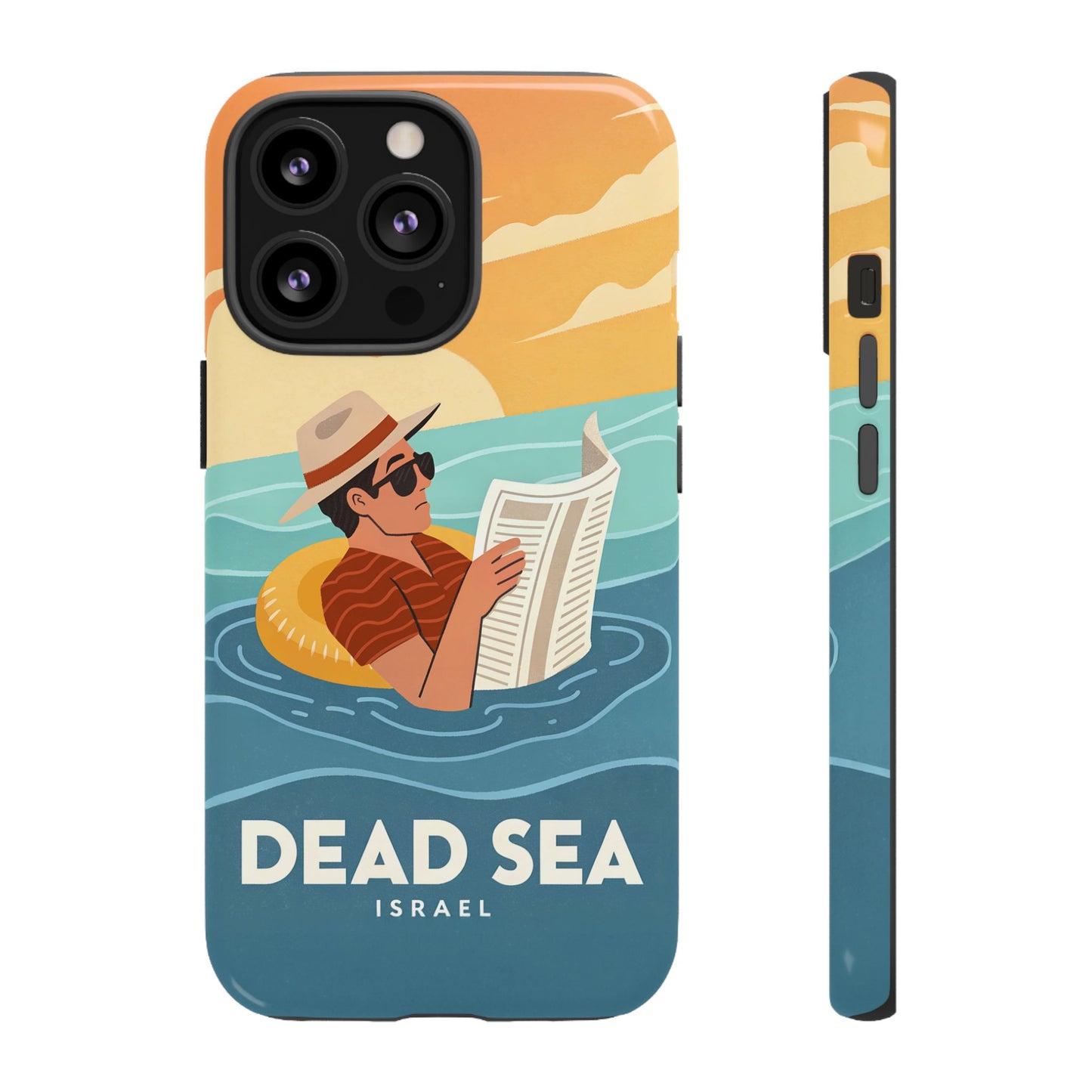 Dødehavet – Retro Flytende Mann Mobildeksel
