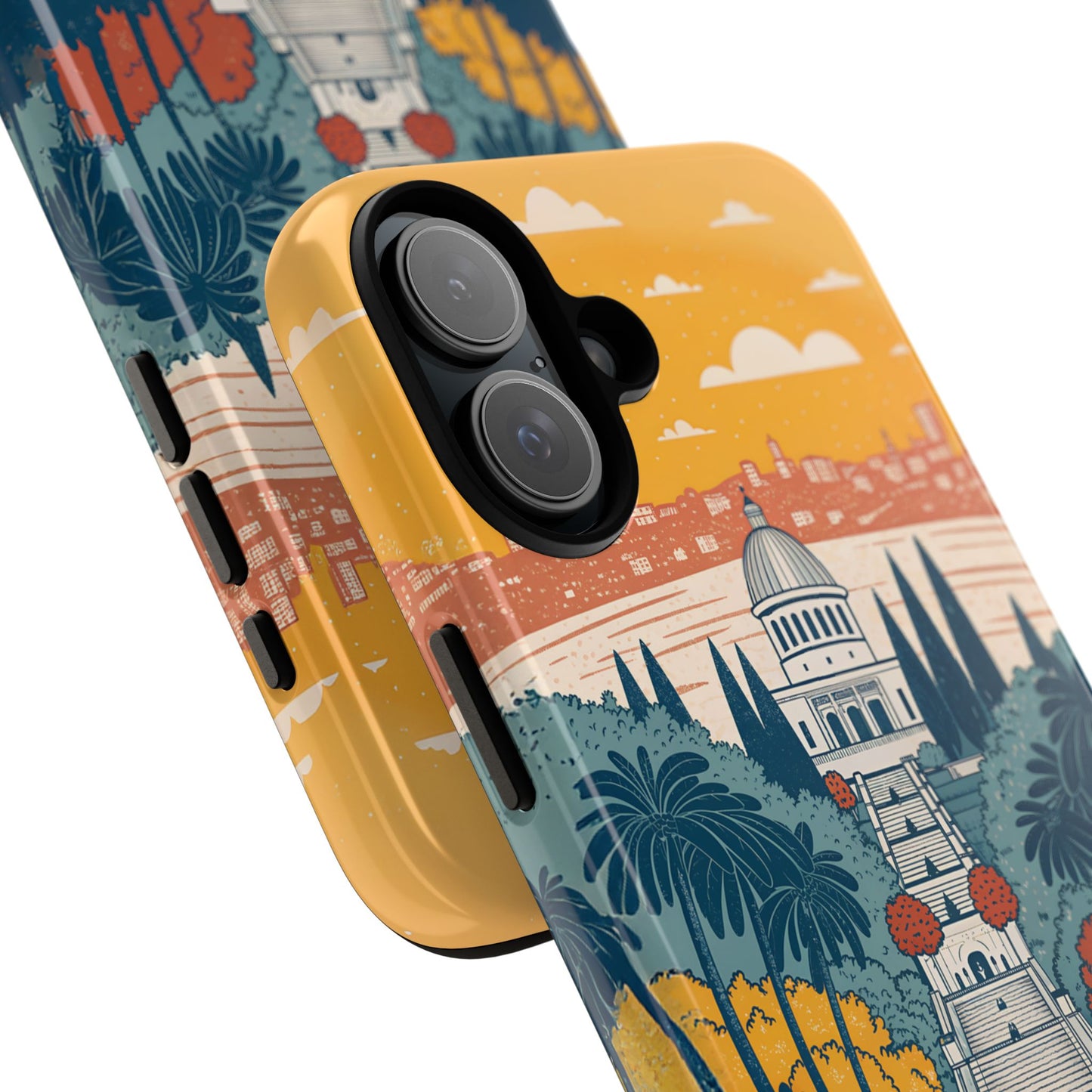 Haifa – Retro Hage og Skyline Mobildeksel