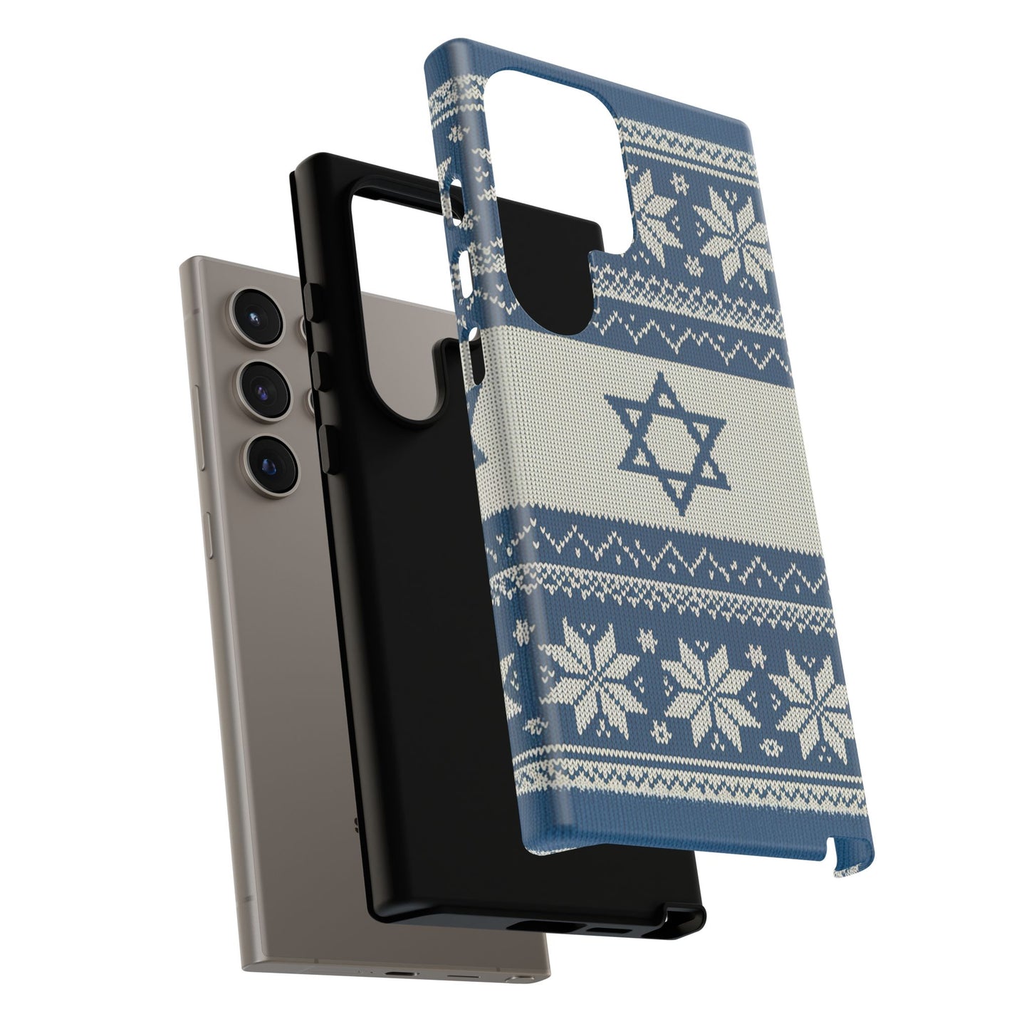 Norsk–Israelsk Strikkemønster – Mobildeksel