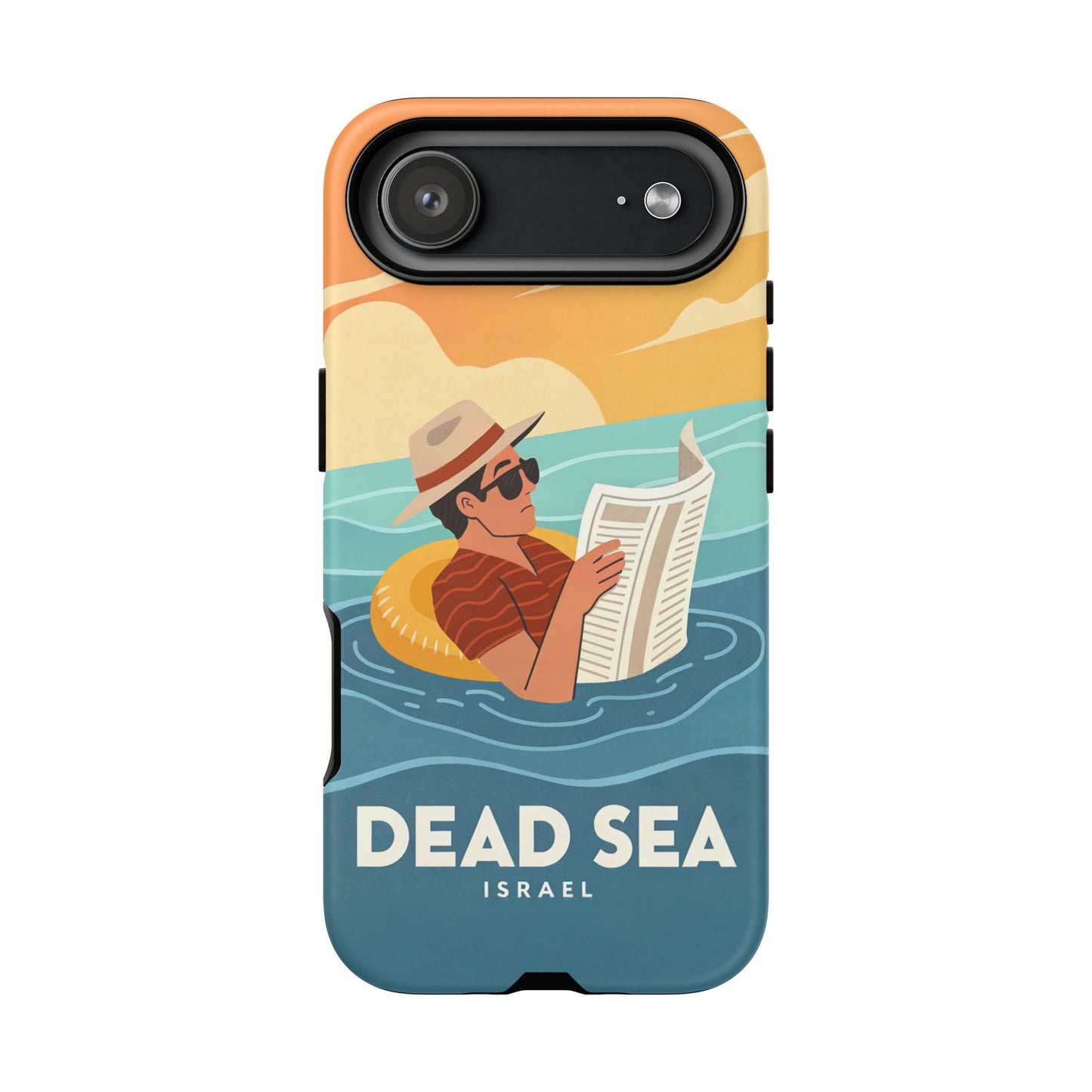 Dødehavet – Retro Flytende Mann Mobildeksel
