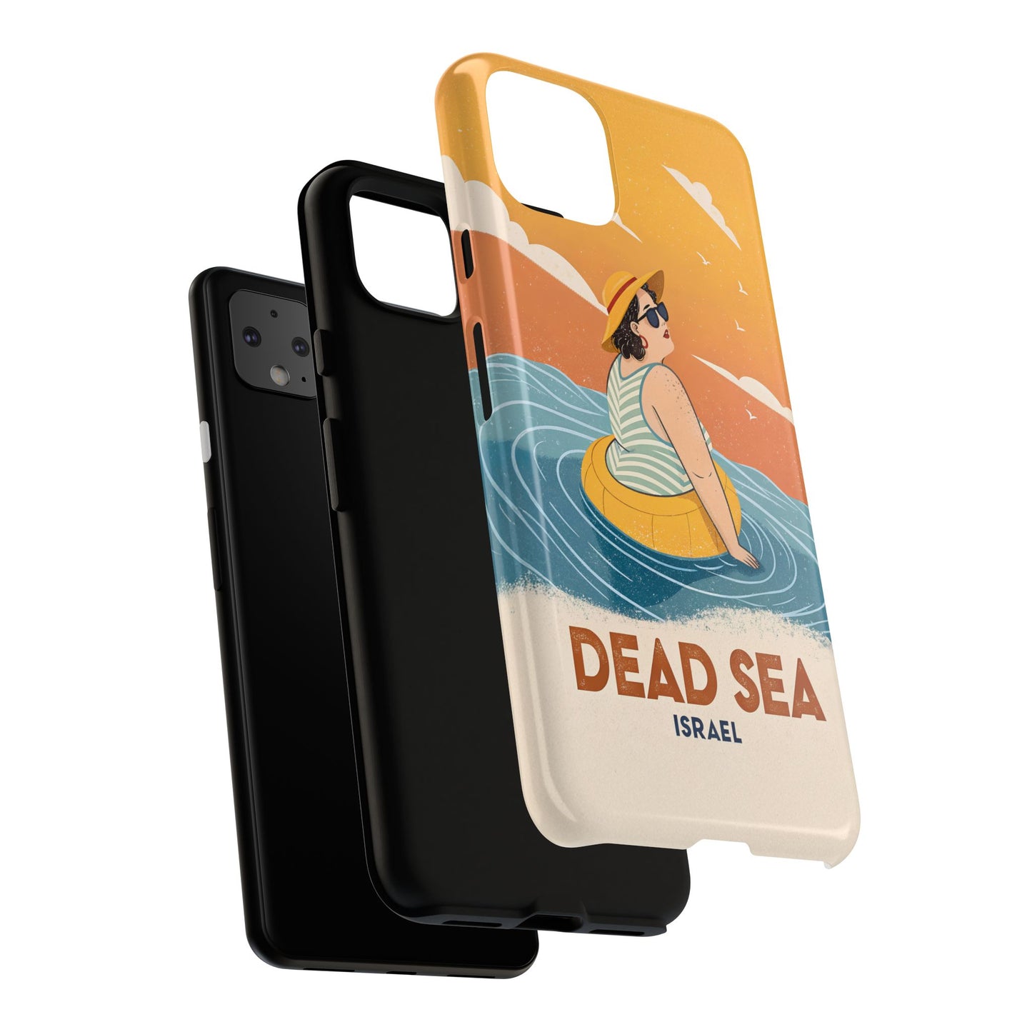 Dødehavet – Retro Flytende Dame Mobildeksel
