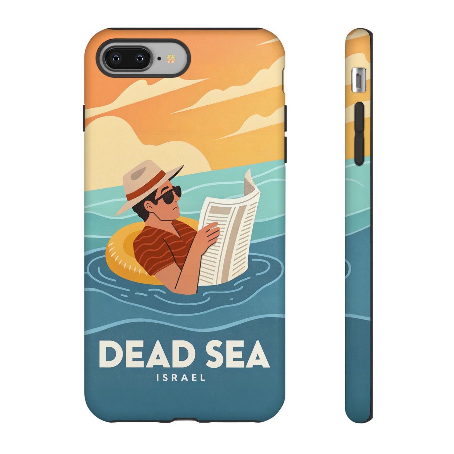 Dødehavet – Retro Flytende Mann Mobildeksel