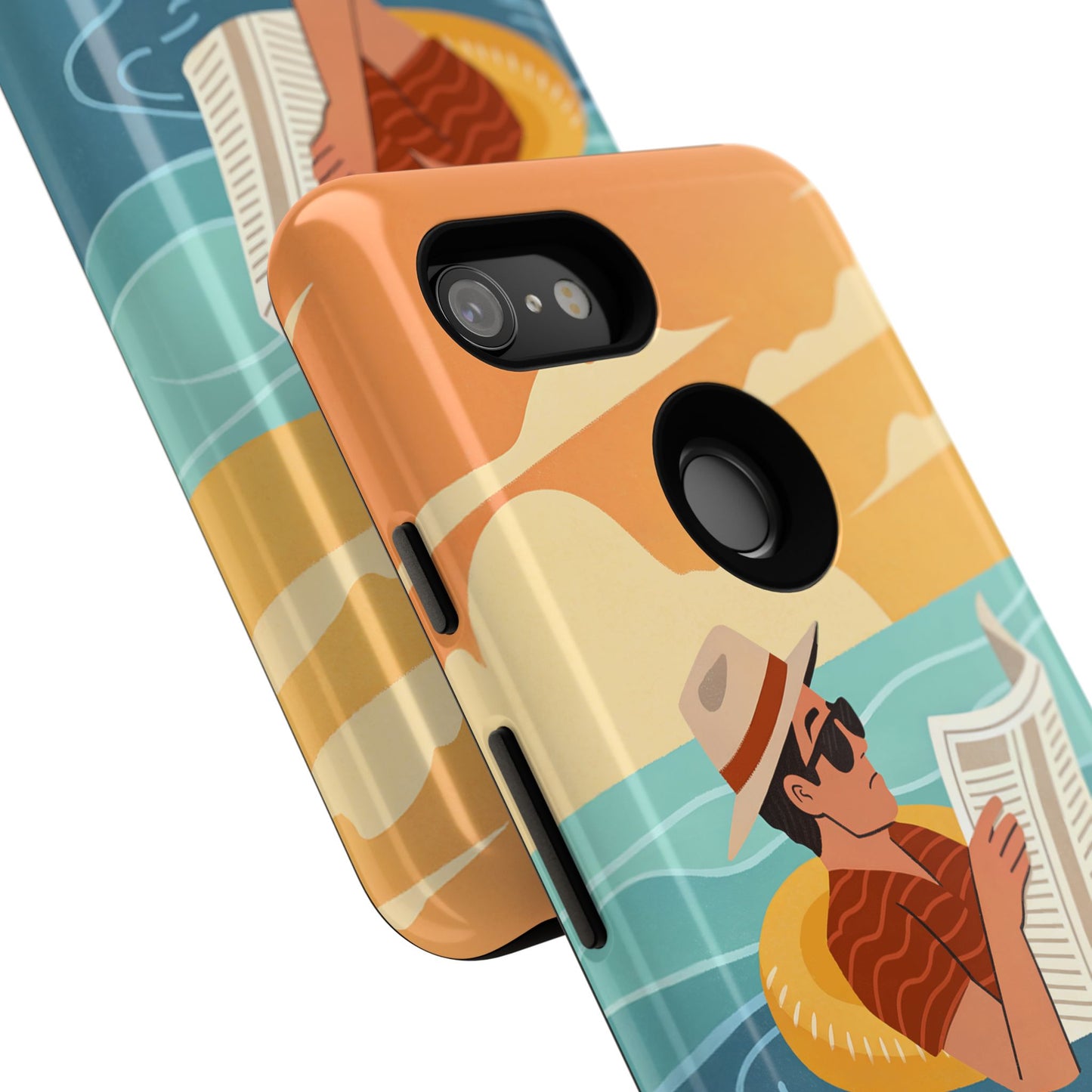 Dødehavet – Retro Flytende Mann Mobildeksel