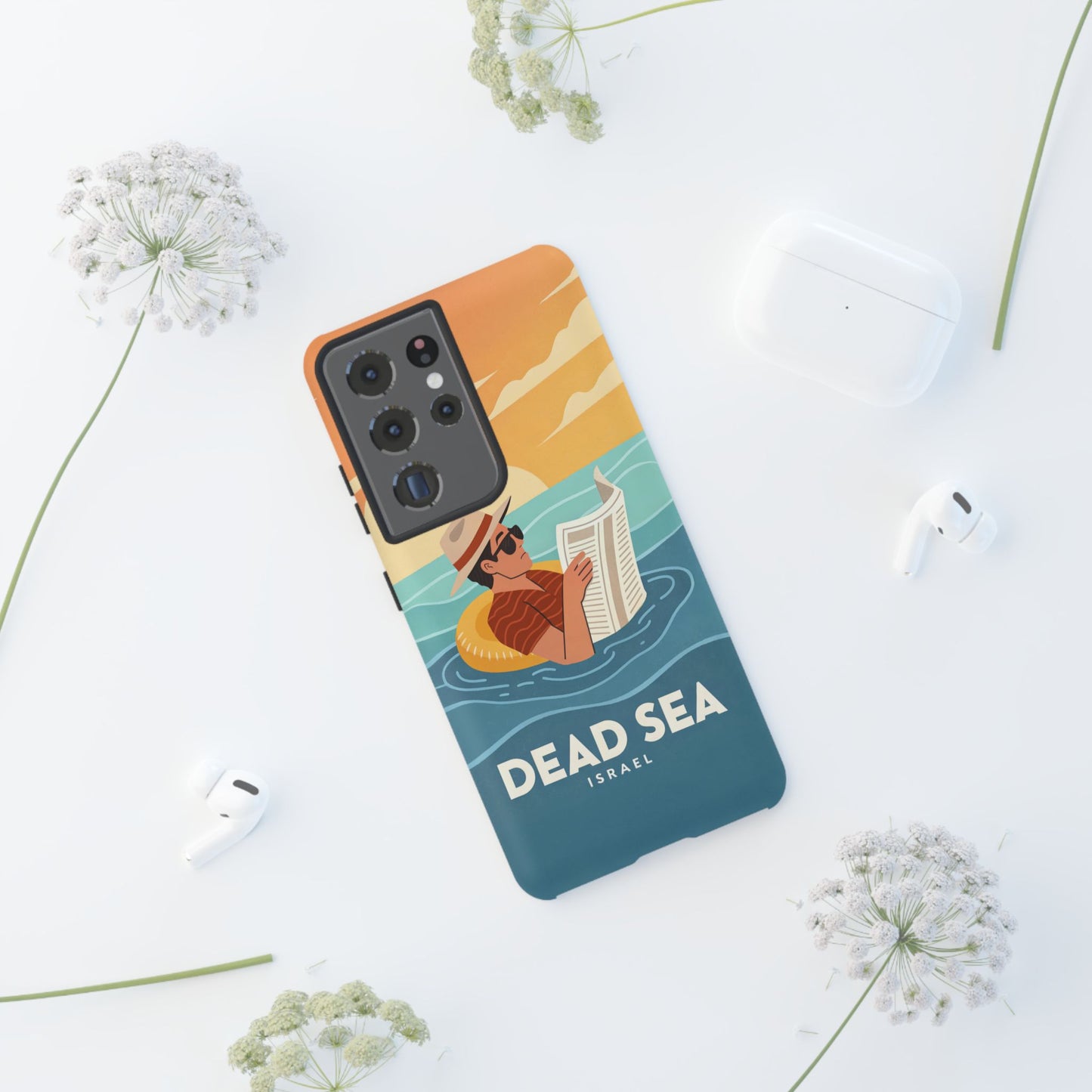 Dødehavet – Retro Flytende Mann Mobildeksel