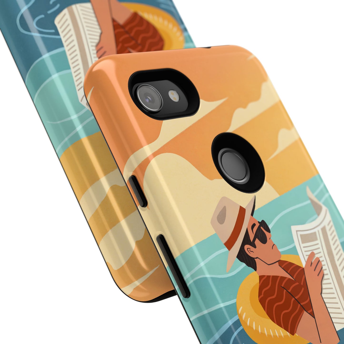 Dødehavet – Retro Flytende Mann Mobildeksel