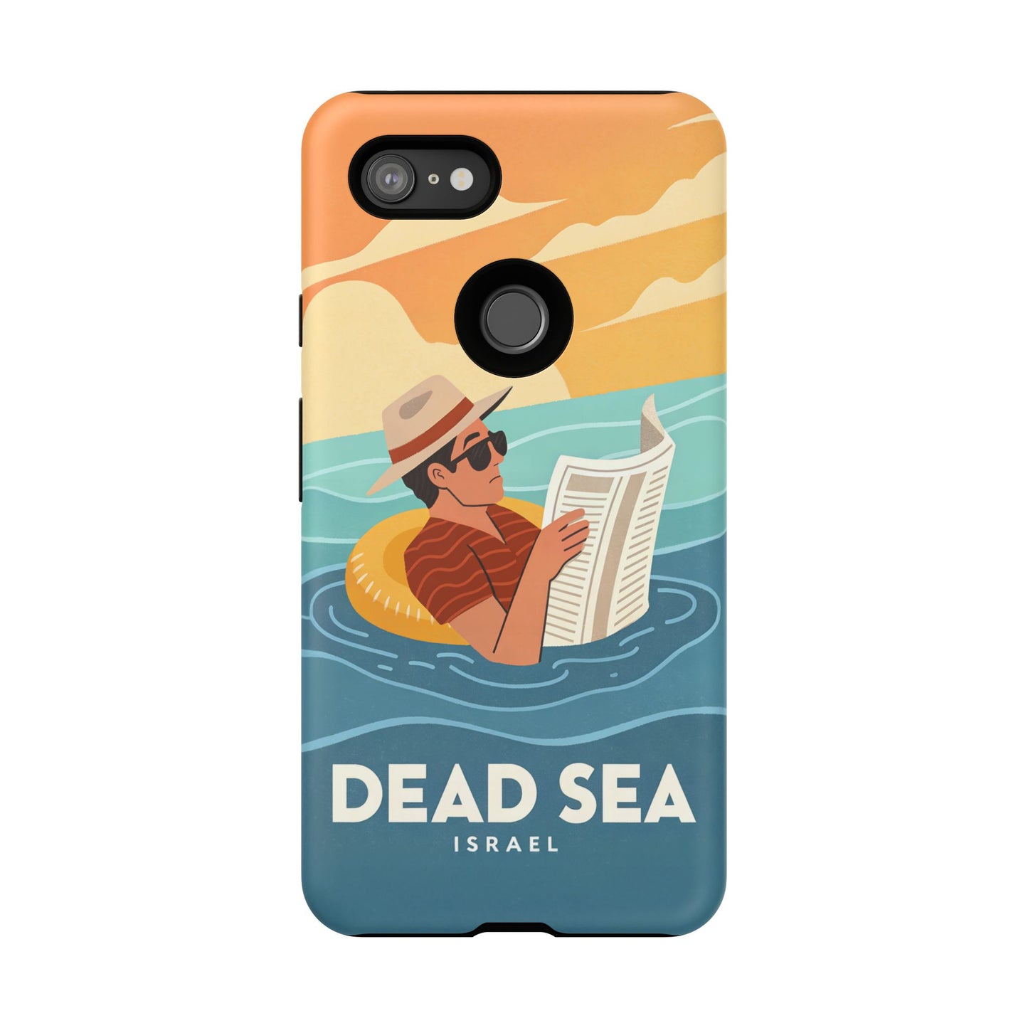 Dødehavet – Retro Flytende Mann Mobildeksel