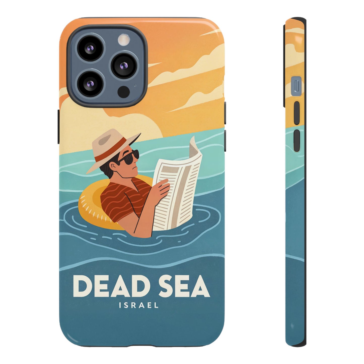 Dødehavet – Retro Flytende Mann Mobildeksel