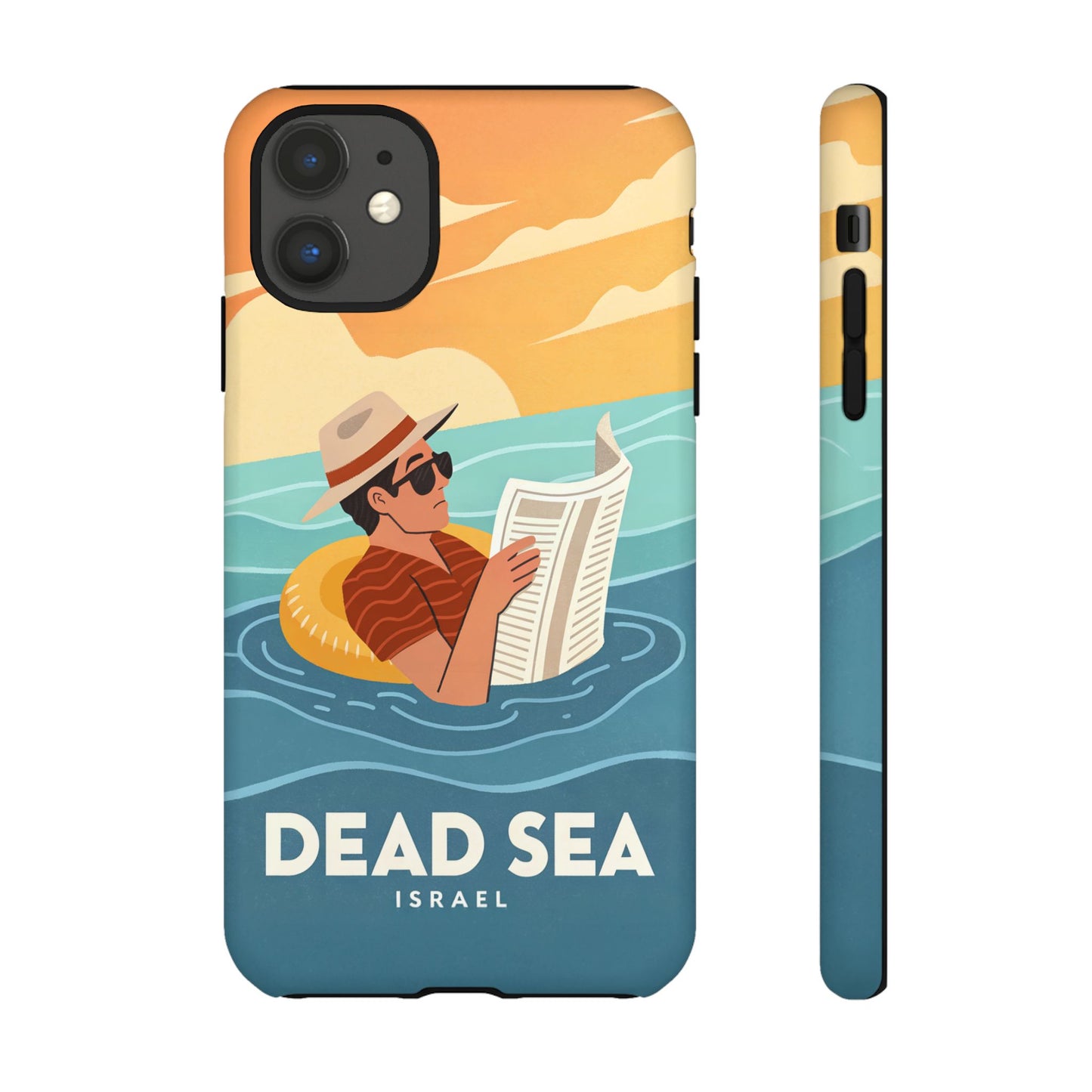 Dødehavet – Retro Flytende Mann Mobildeksel