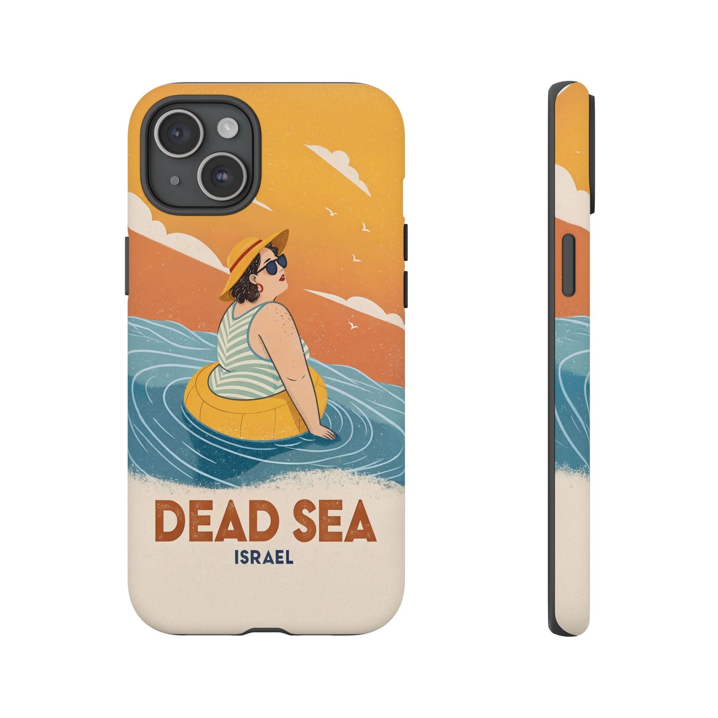 Dødehavet – Retro Flytende Dame Mobildeksel