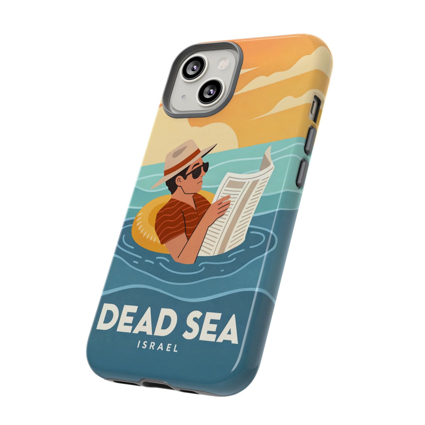 Dødehavet – Retro Flytende Mann Mobildeksel