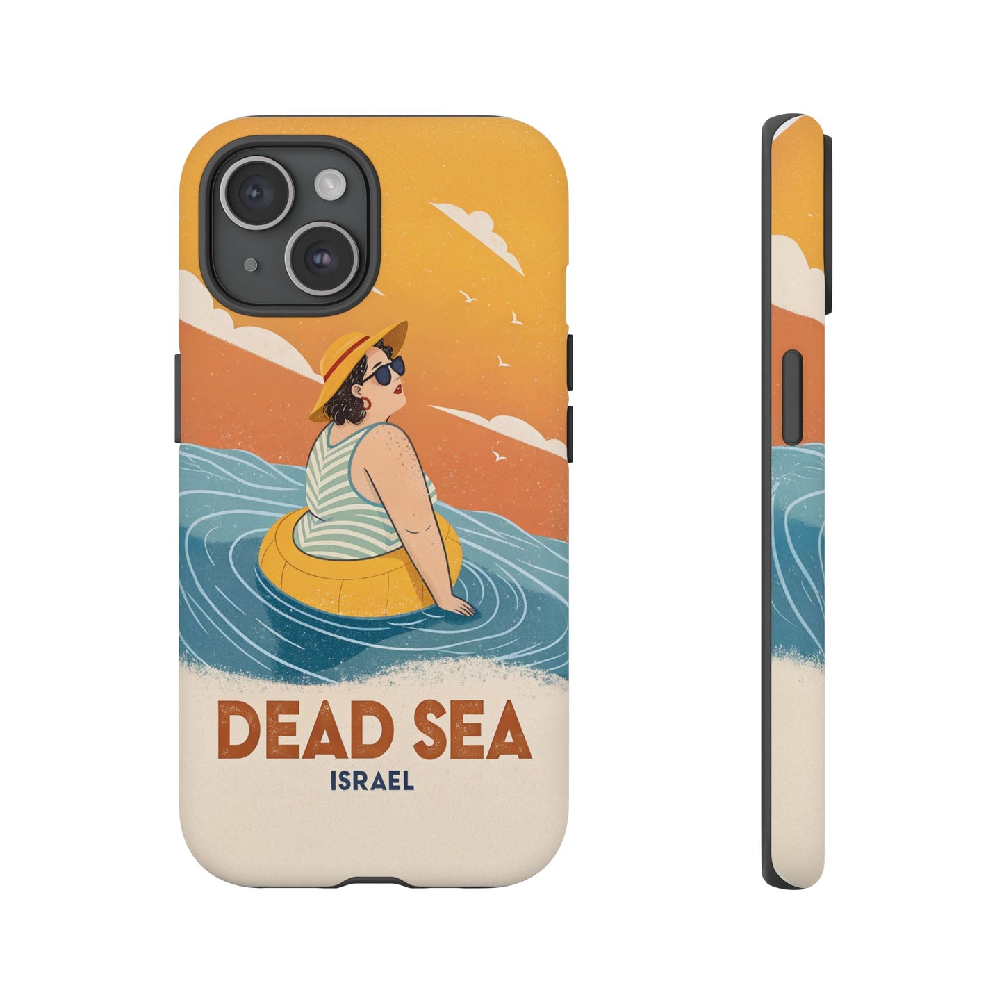 Dødehavet – Retro Flytende Dame Mobildeksel