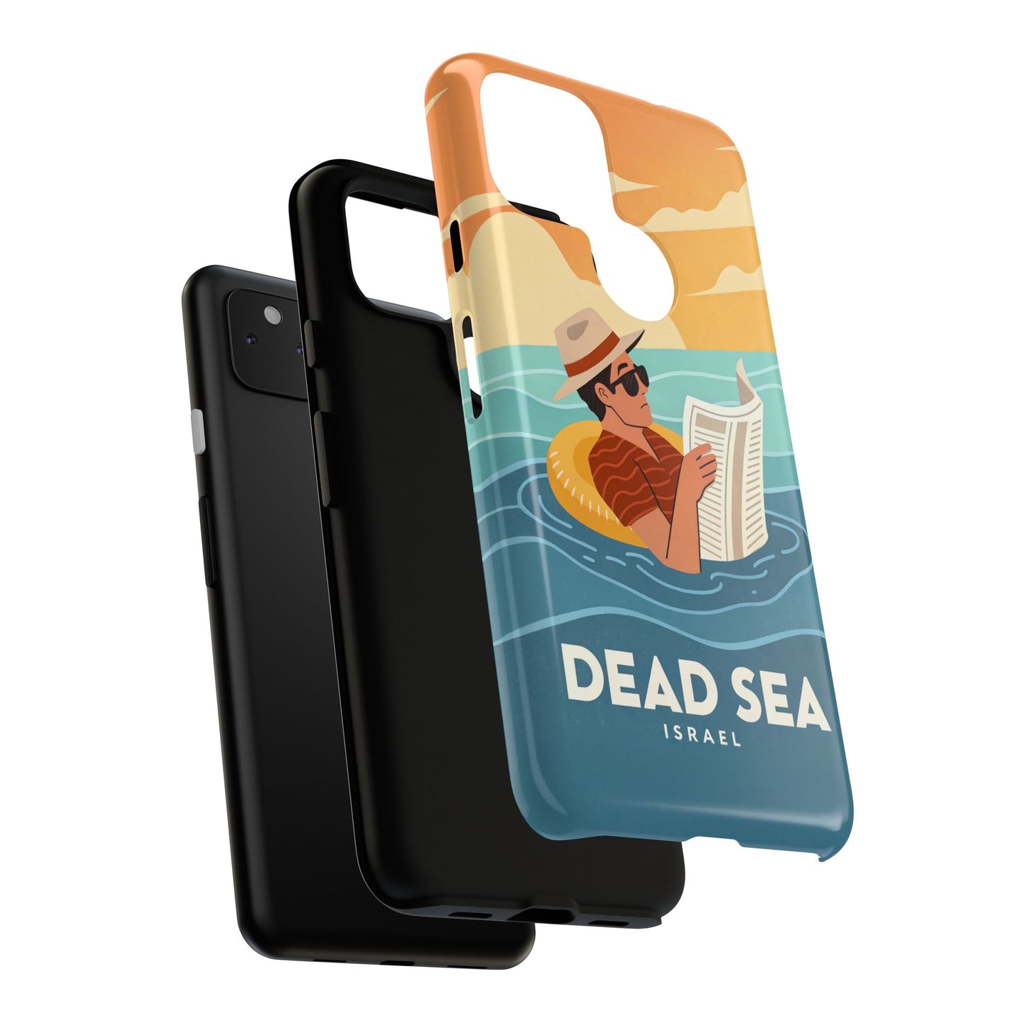 Dødehavet – Retro Flytende Mann Mobildeksel