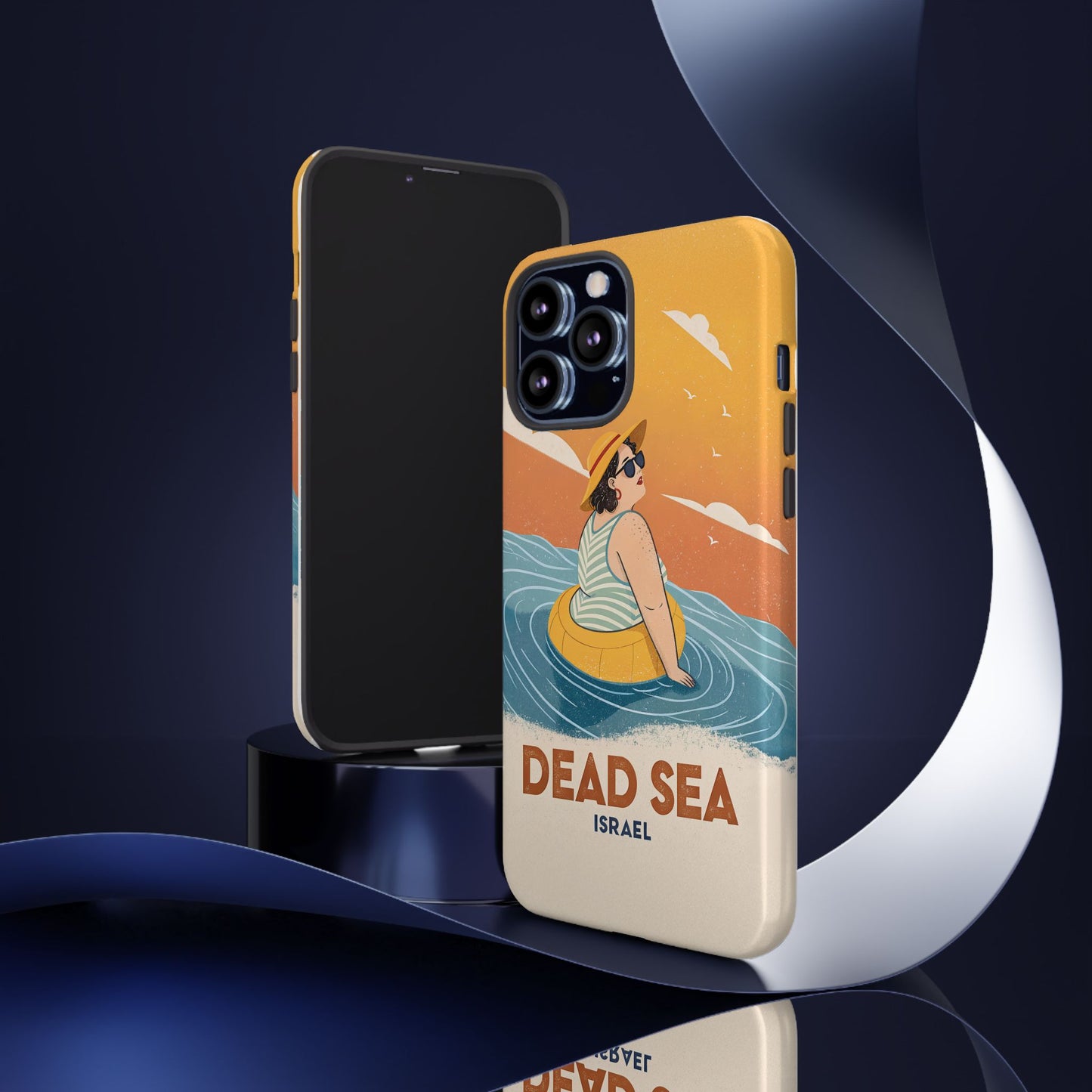 Dødehavet – Retro Flytende Dame Mobildeksel