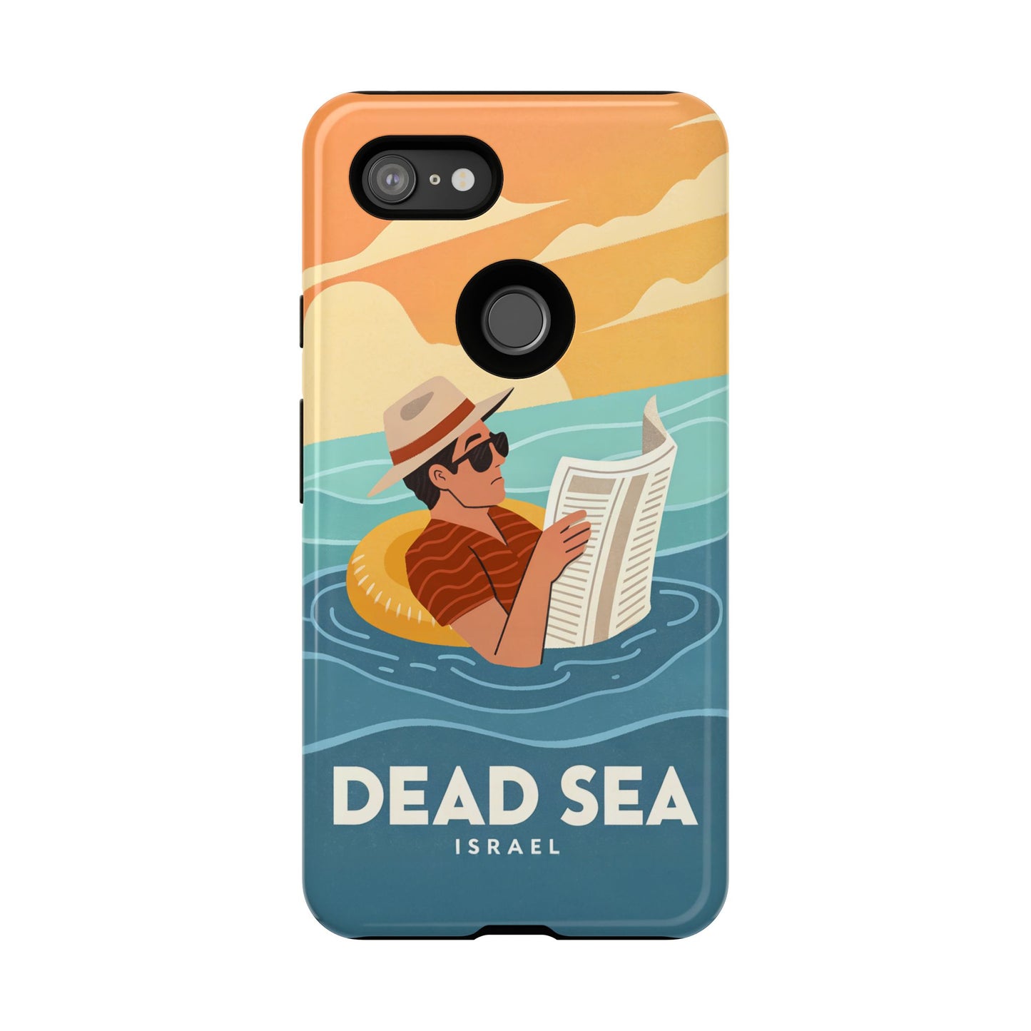 Dødehavet – Retro Flytende Mann Mobildeksel