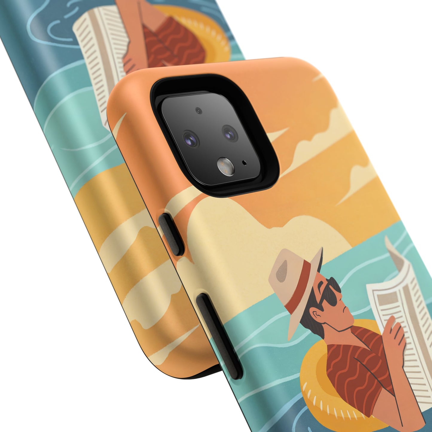 Dødehavet – Retro Flytende Mann Mobildeksel