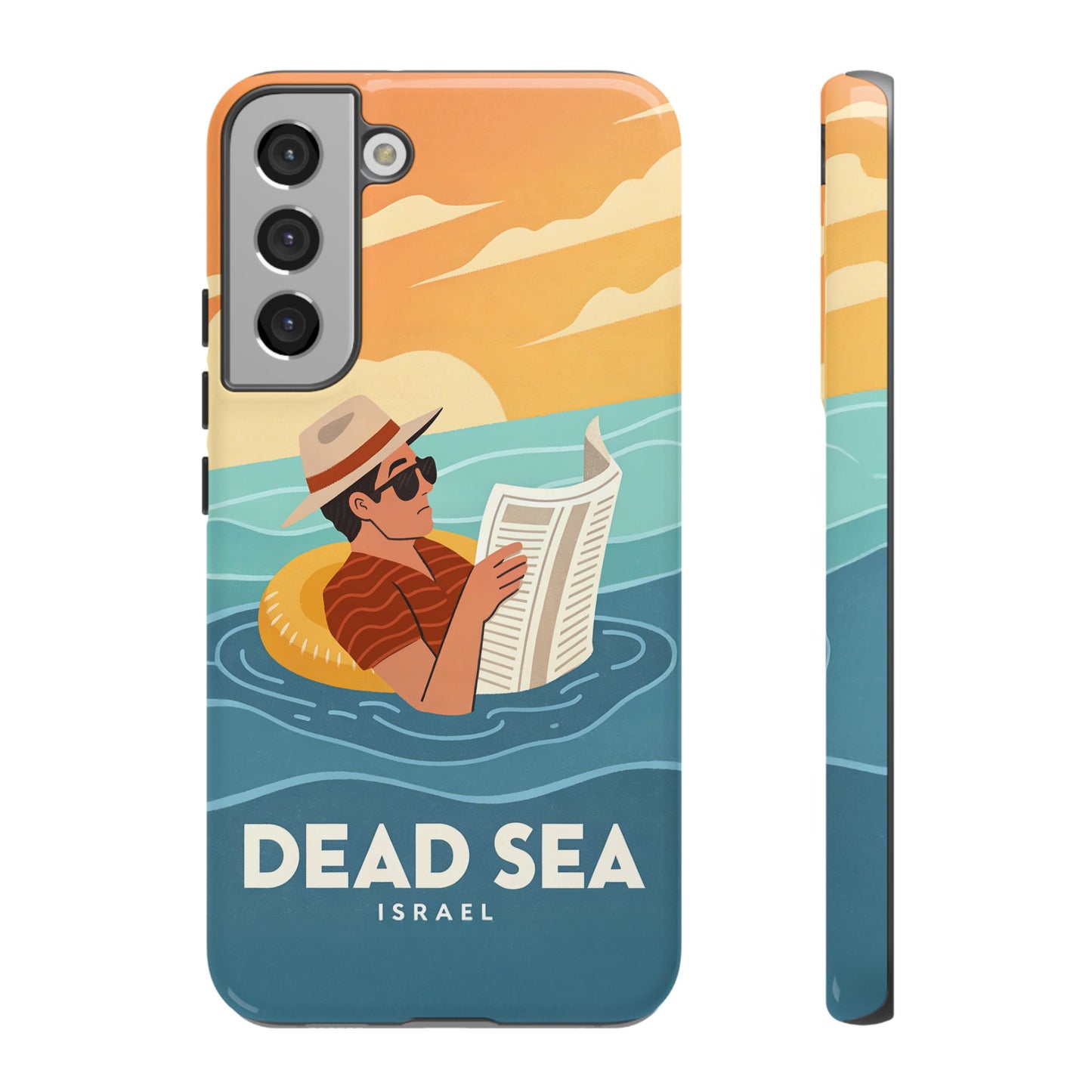 Dødehavet – Retro Flytende Mann Mobildeksel