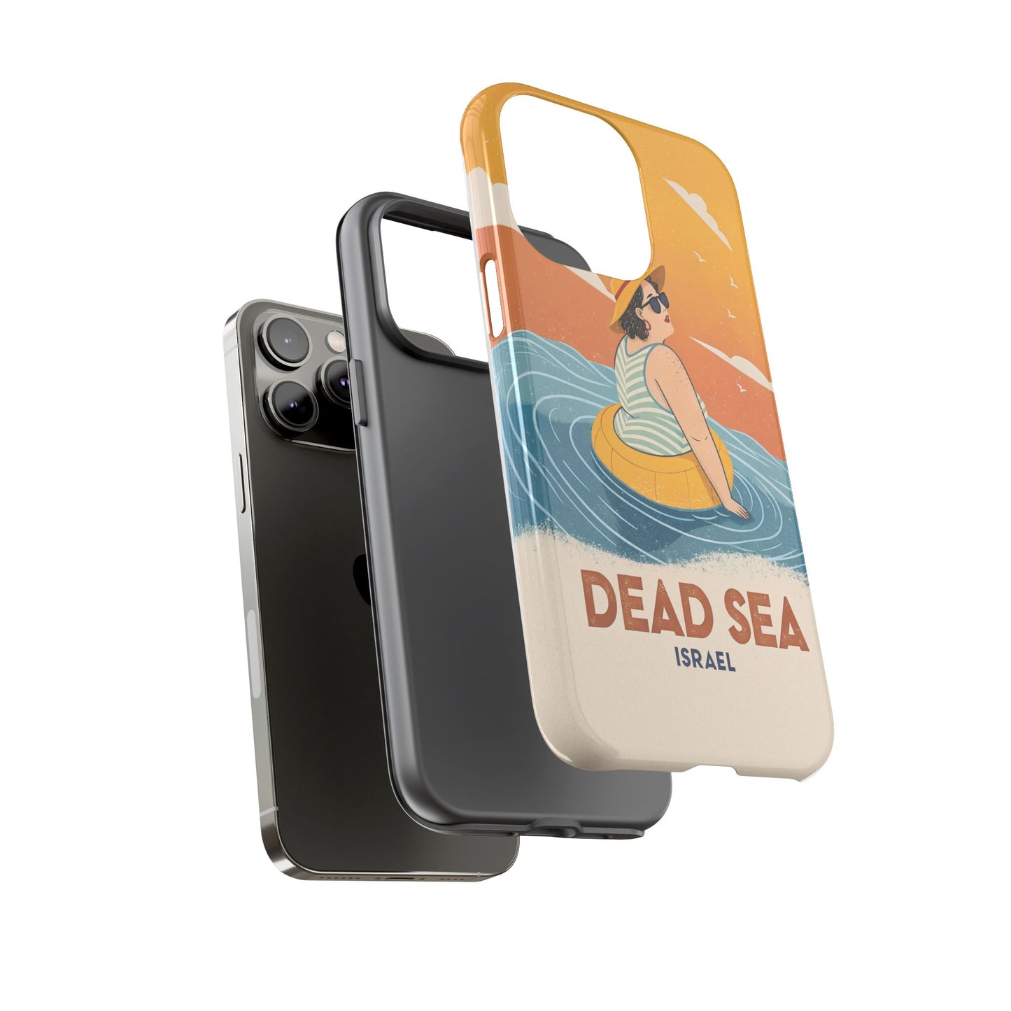 Dødehavet – Retro Flytende Dame Mobildeksel