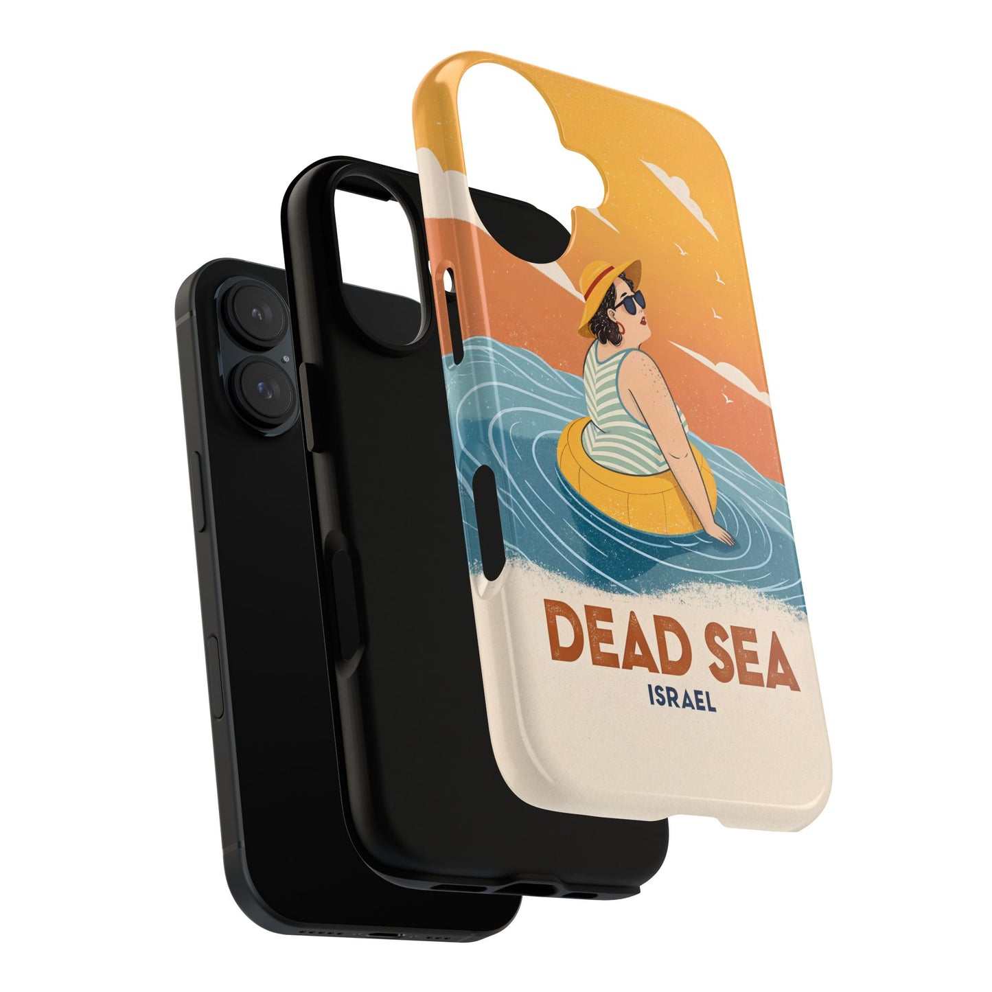 Dødehavet – Retro Flytende Dame Mobildeksel