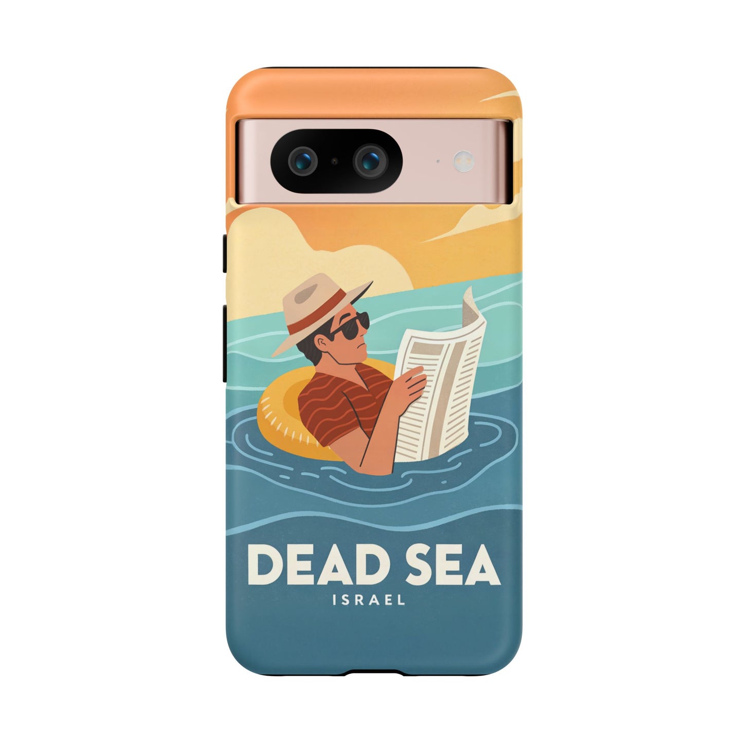 Dødehavet – Retro Flytende Mann Mobildeksel