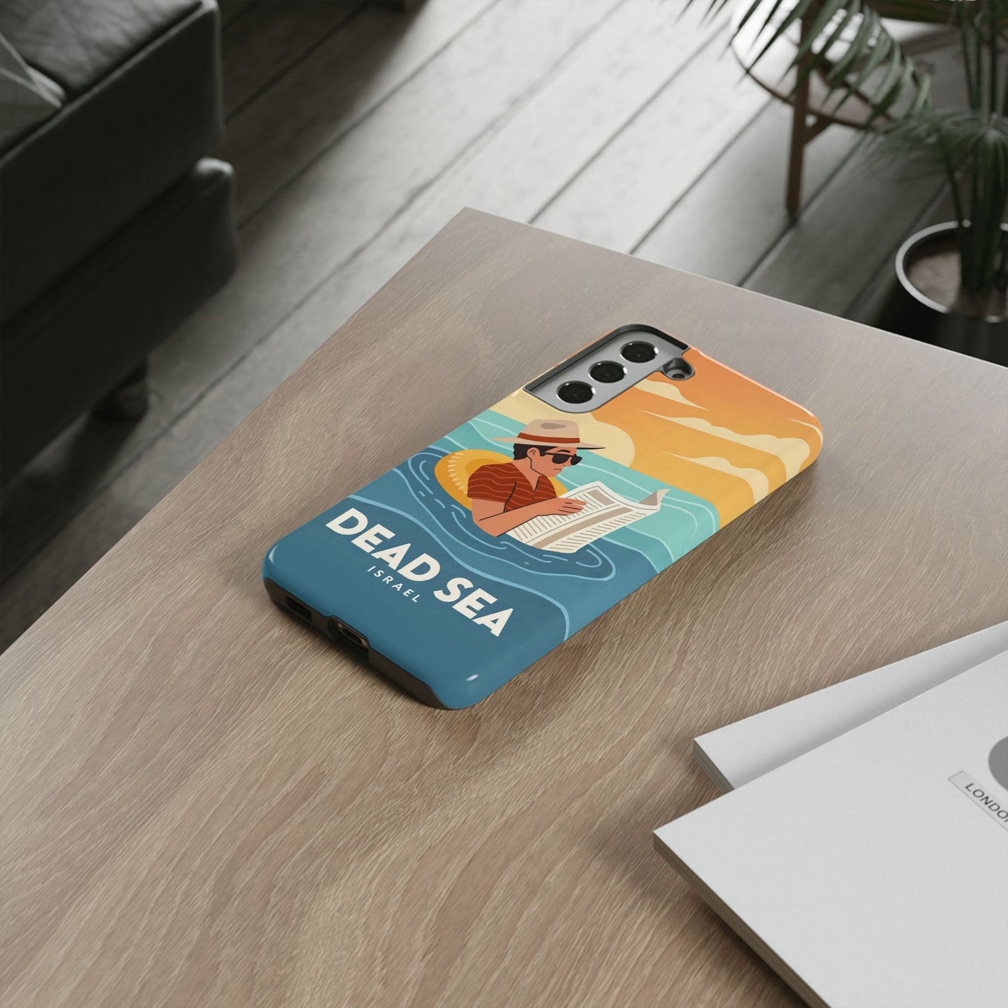 Dødehavet – Retro Flytende Mann Mobildeksel