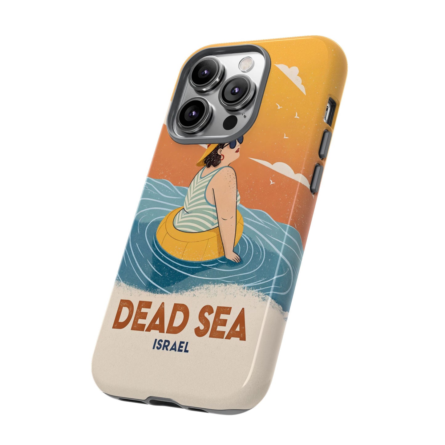 Dødehavet – Retro Flytende Dame Mobildeksel