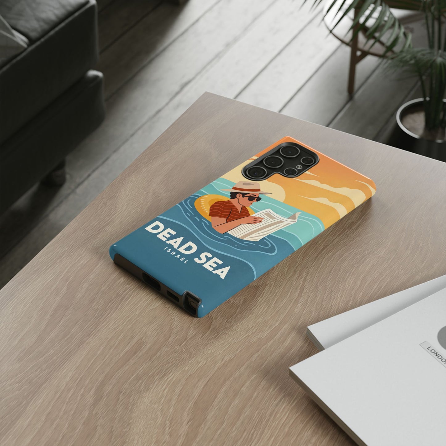 Dødehavet – Retro Flytende Mann Mobildeksel