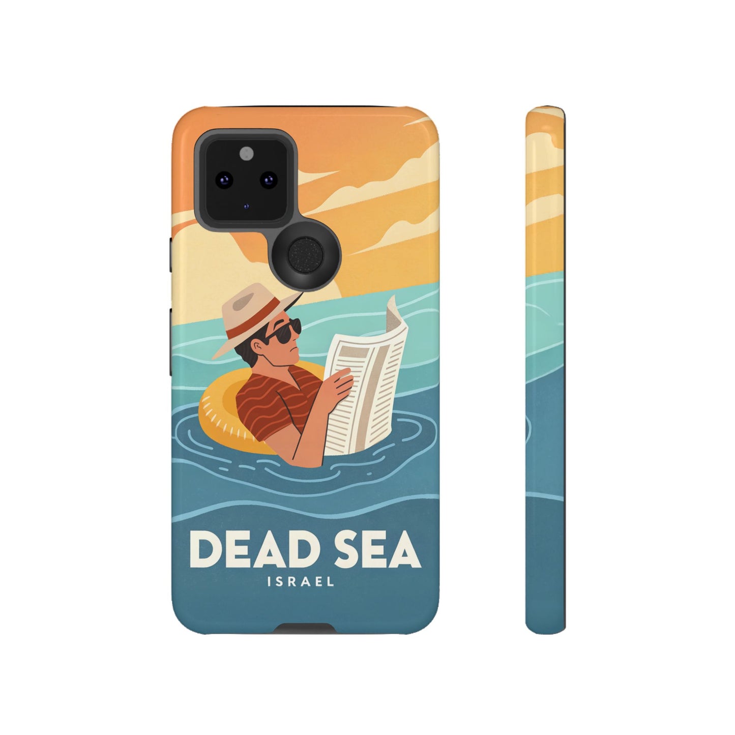 Dødehavet – Retro Flytende Mann Mobildeksel