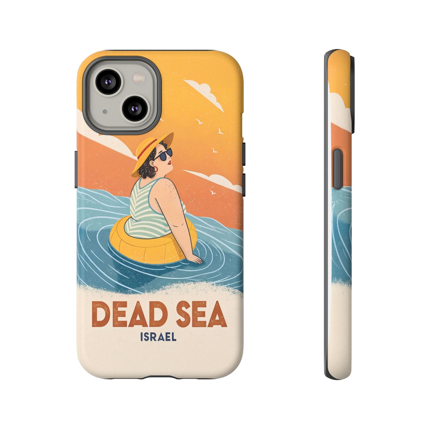Dødehavet – Retro Flytende Dame Mobildeksel