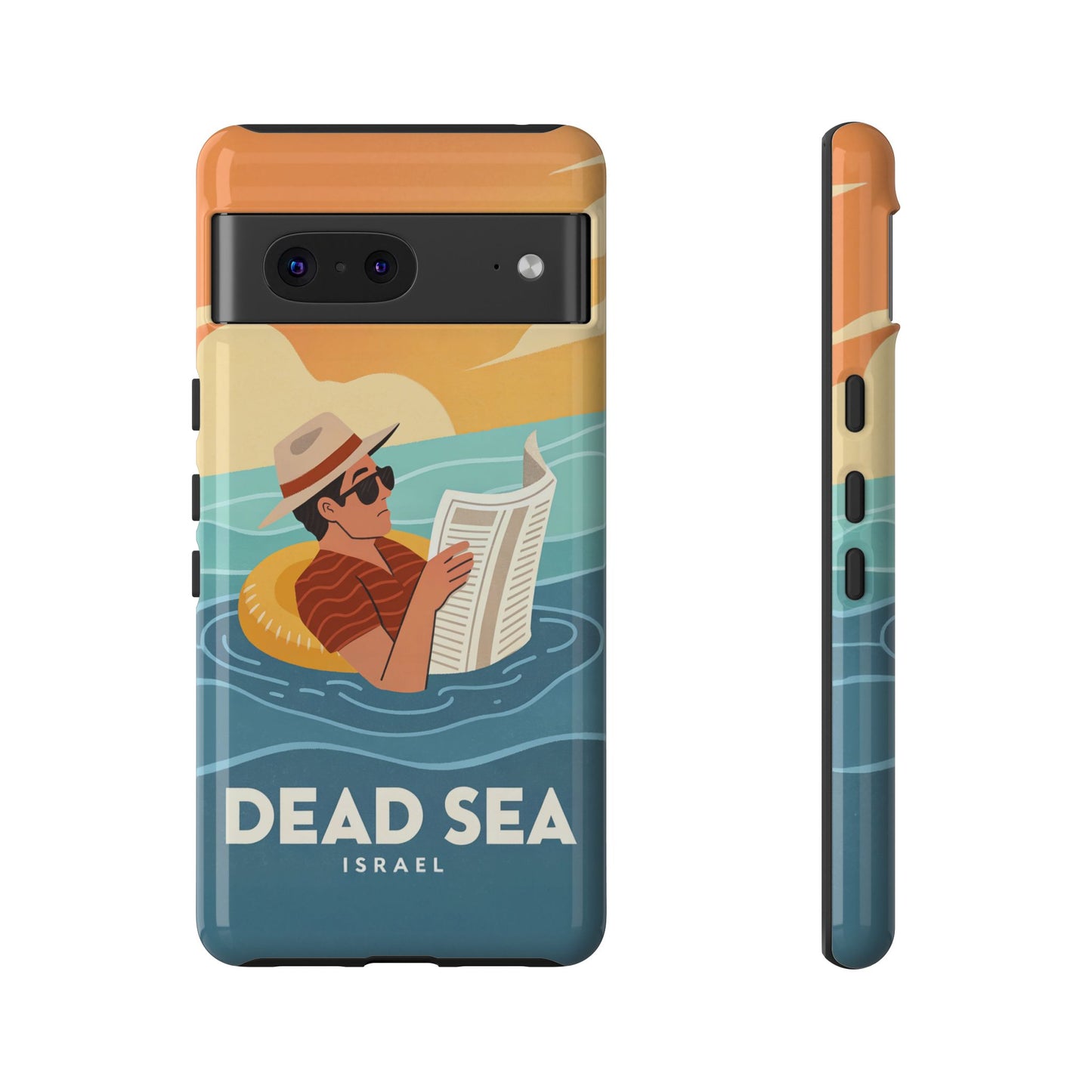 Dødehavet – Retro Flytende Mann Mobildeksel