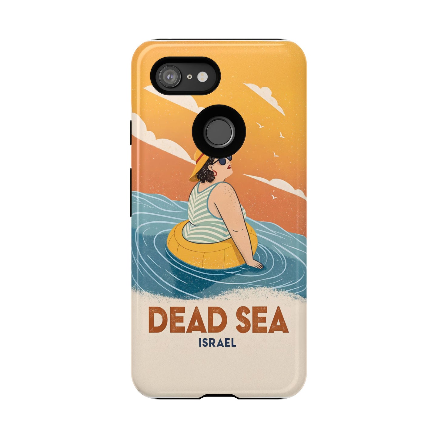 Dødehavet – Retro Flytende Dame Mobildeksel