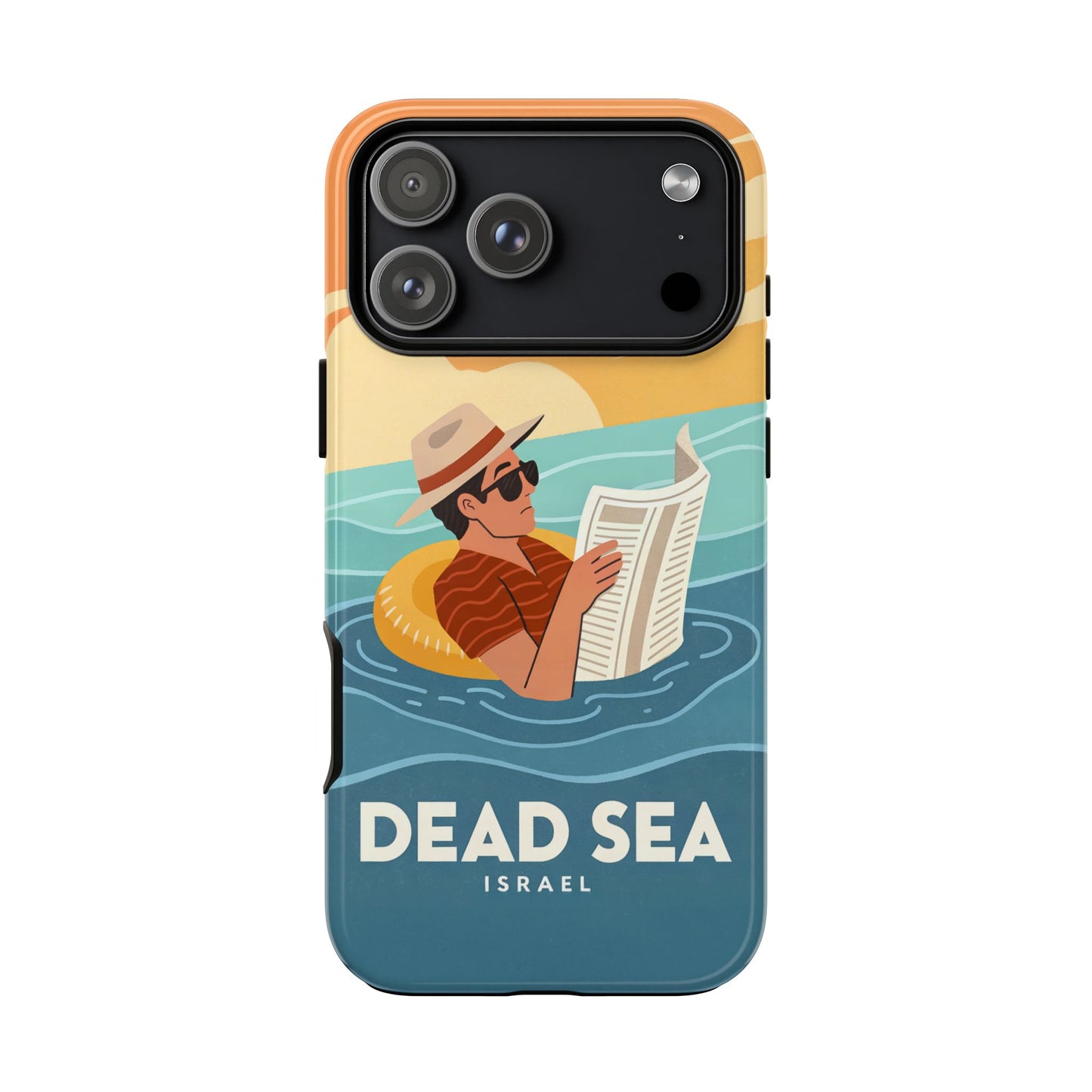 Dødehavet – Retro Flytende Mann Mobildeksel
