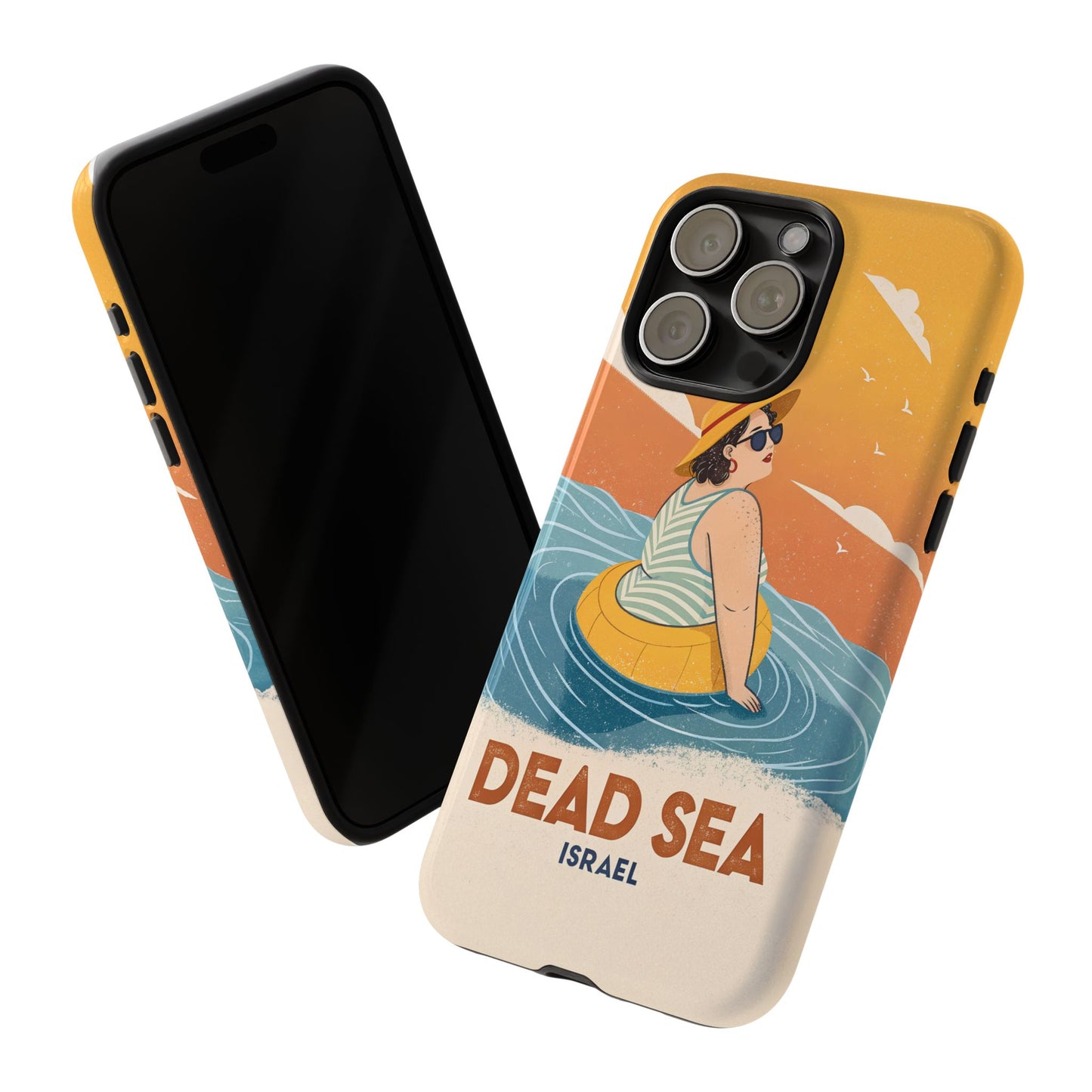 Dødehavet – Retro Flytende Dame Mobildeksel