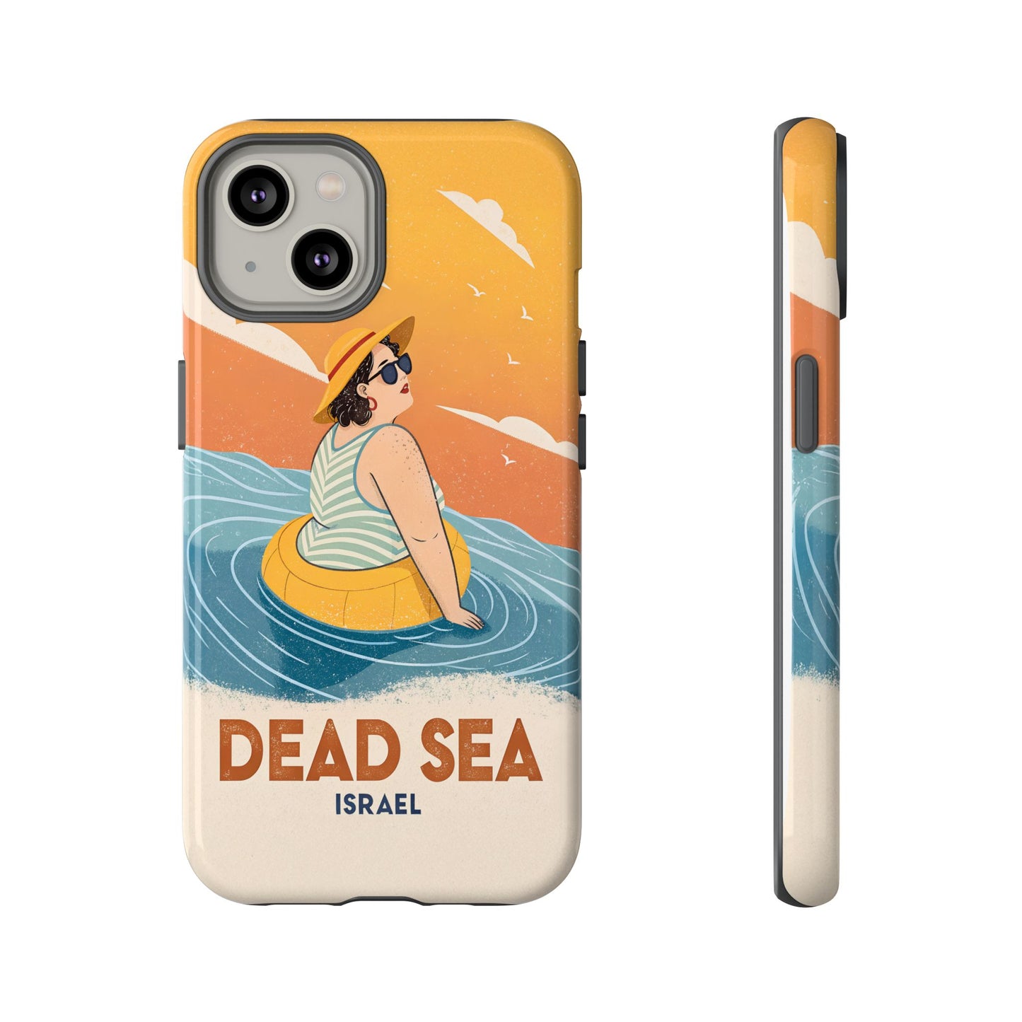 Dødehavet – Retro Flytende Dame Mobildeksel