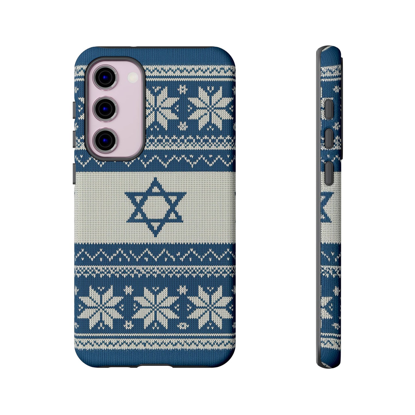 Norsk–Israelsk Strikkemønster – Mobildeksel