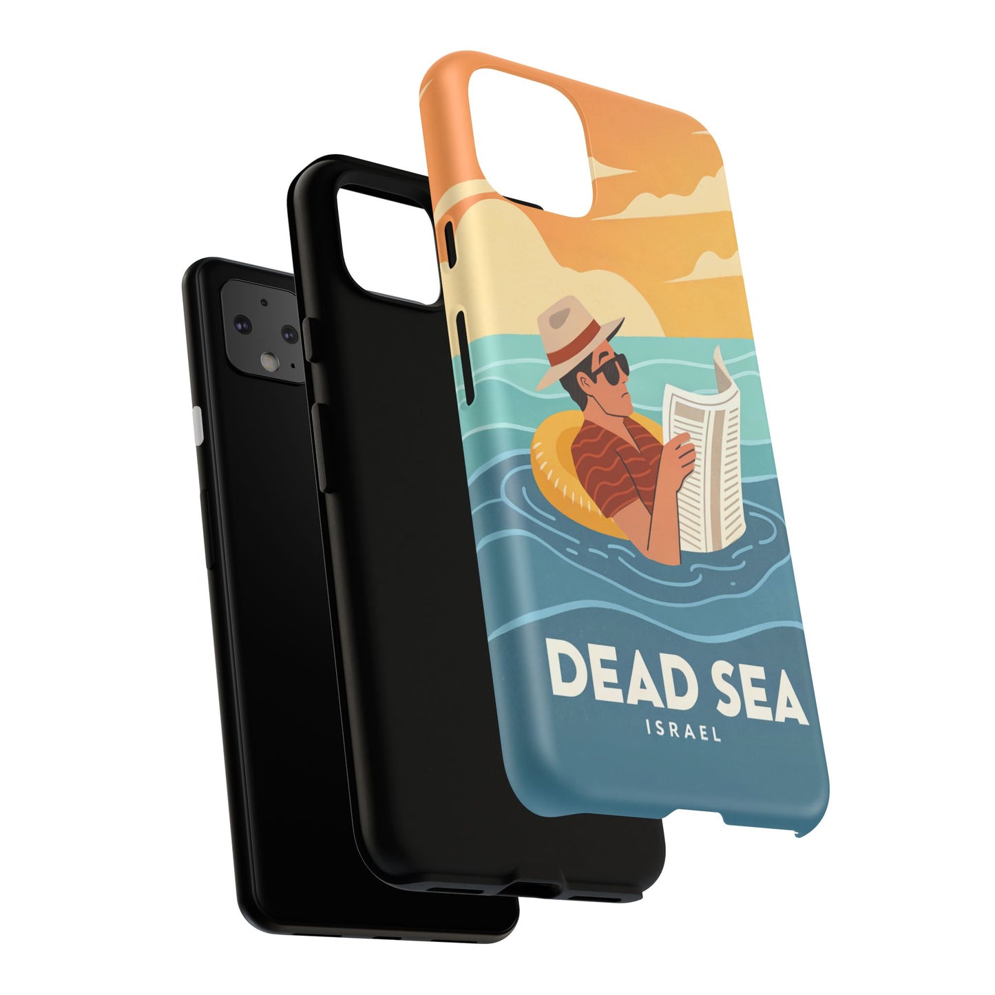 Dødehavet – Retro Flytende Mann Mobildeksel