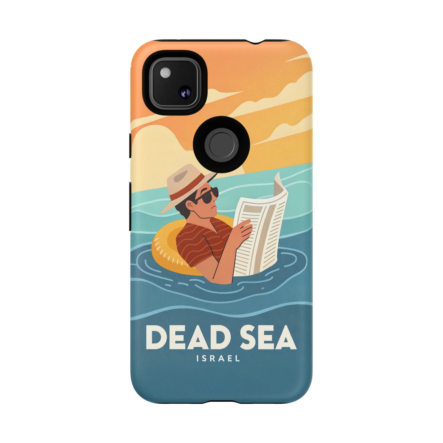 Dødehavet – Retro Flytende Mann Mobildeksel