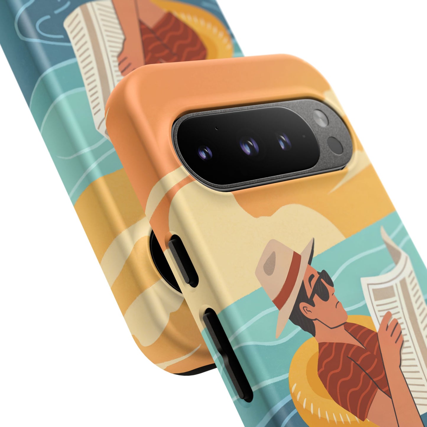 Dødehavet – Retro Flytende Mann Mobildeksel