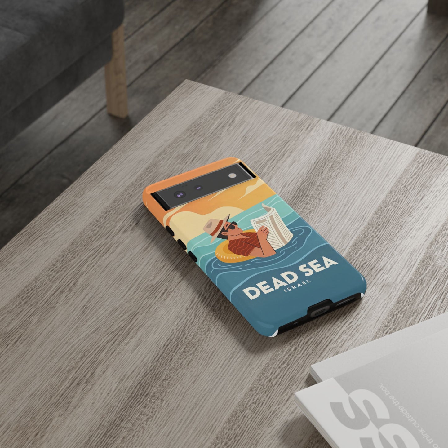Dødehavet – Retro Flytende Mann Mobildeksel