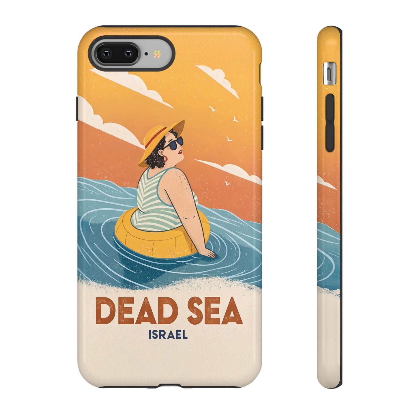 Dødehavet – Retro Flytende Dame Mobildeksel