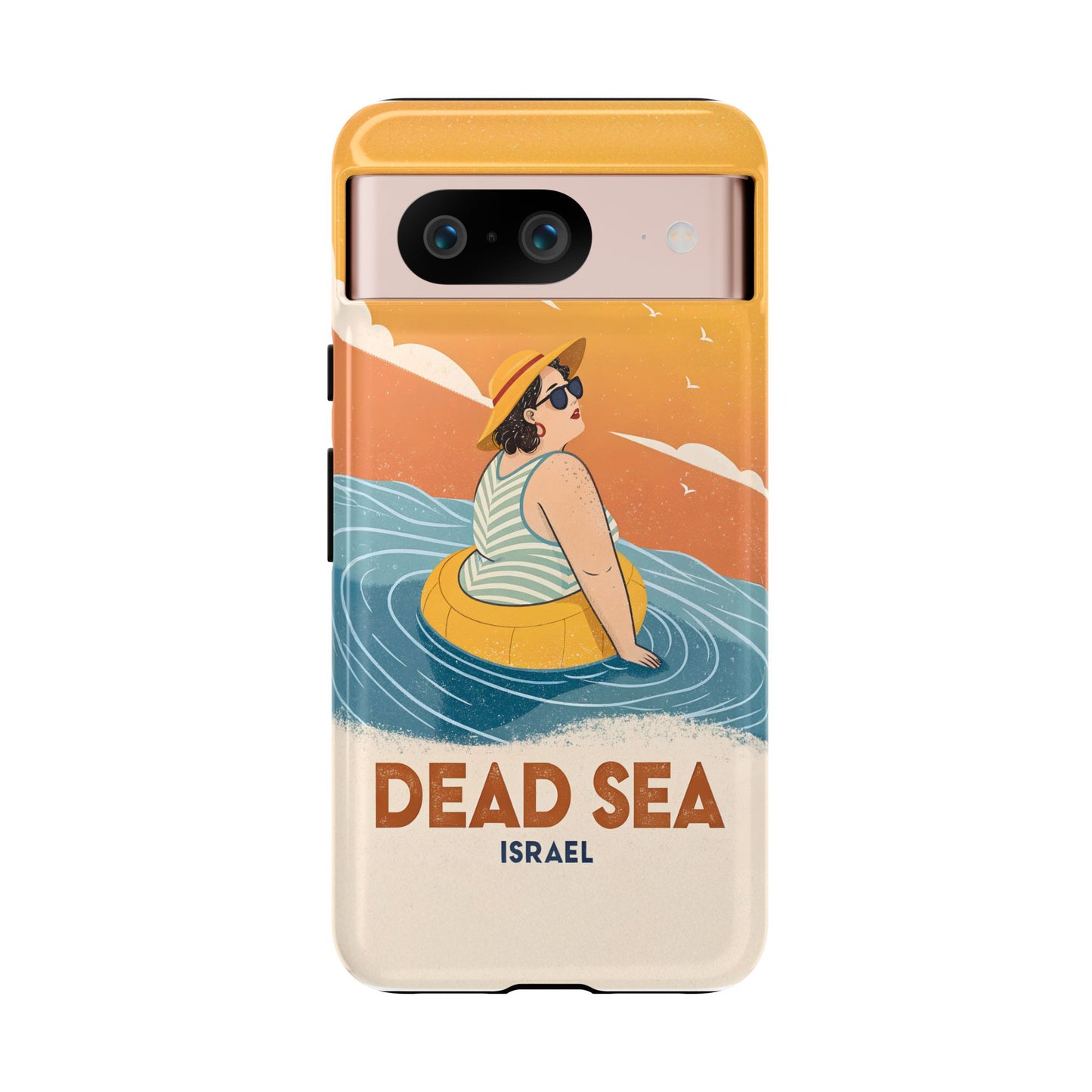 Dødehavet – Retro Flytende Dame Mobildeksel