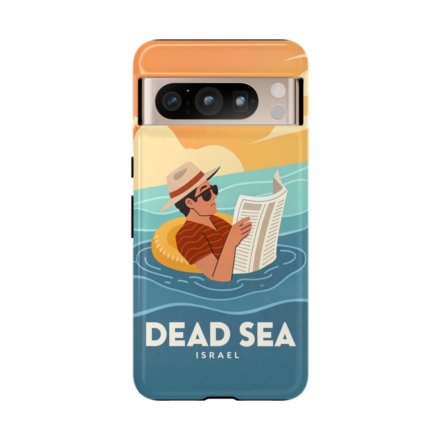 Dødehavet – Retro Flytende Mann Mobildeksel