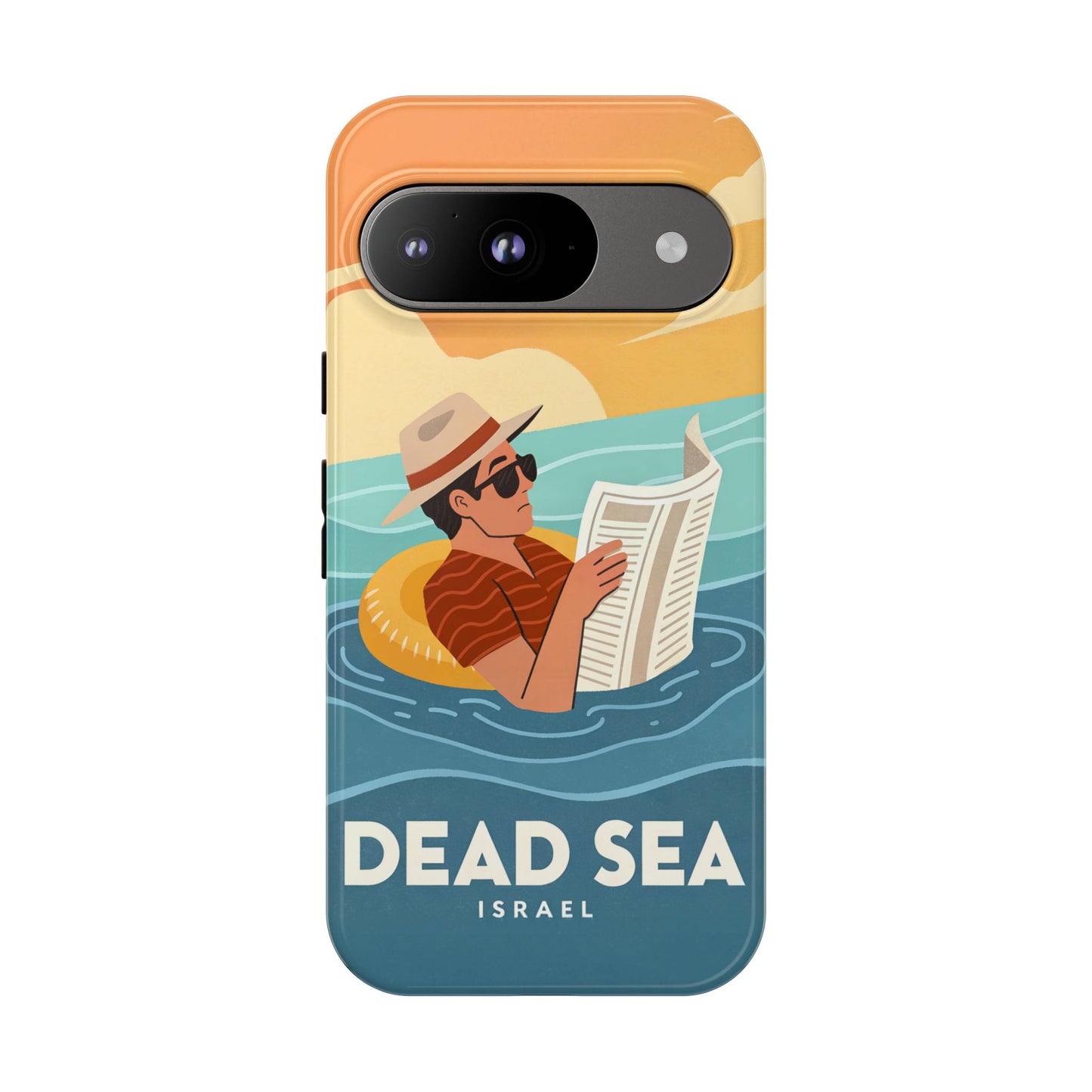 Dødehavet – Retro Flytende Mann Mobildeksel