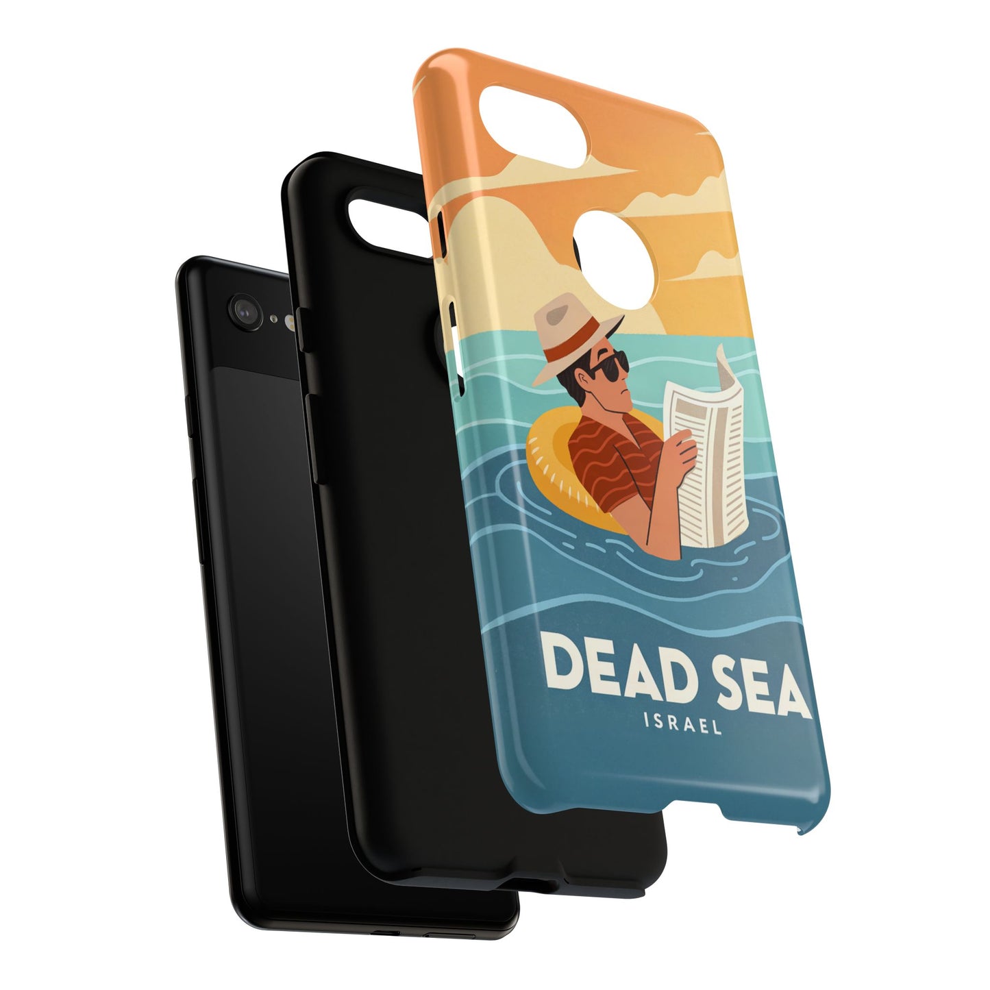 Dødehavet – Retro Flytende Mann Mobildeksel