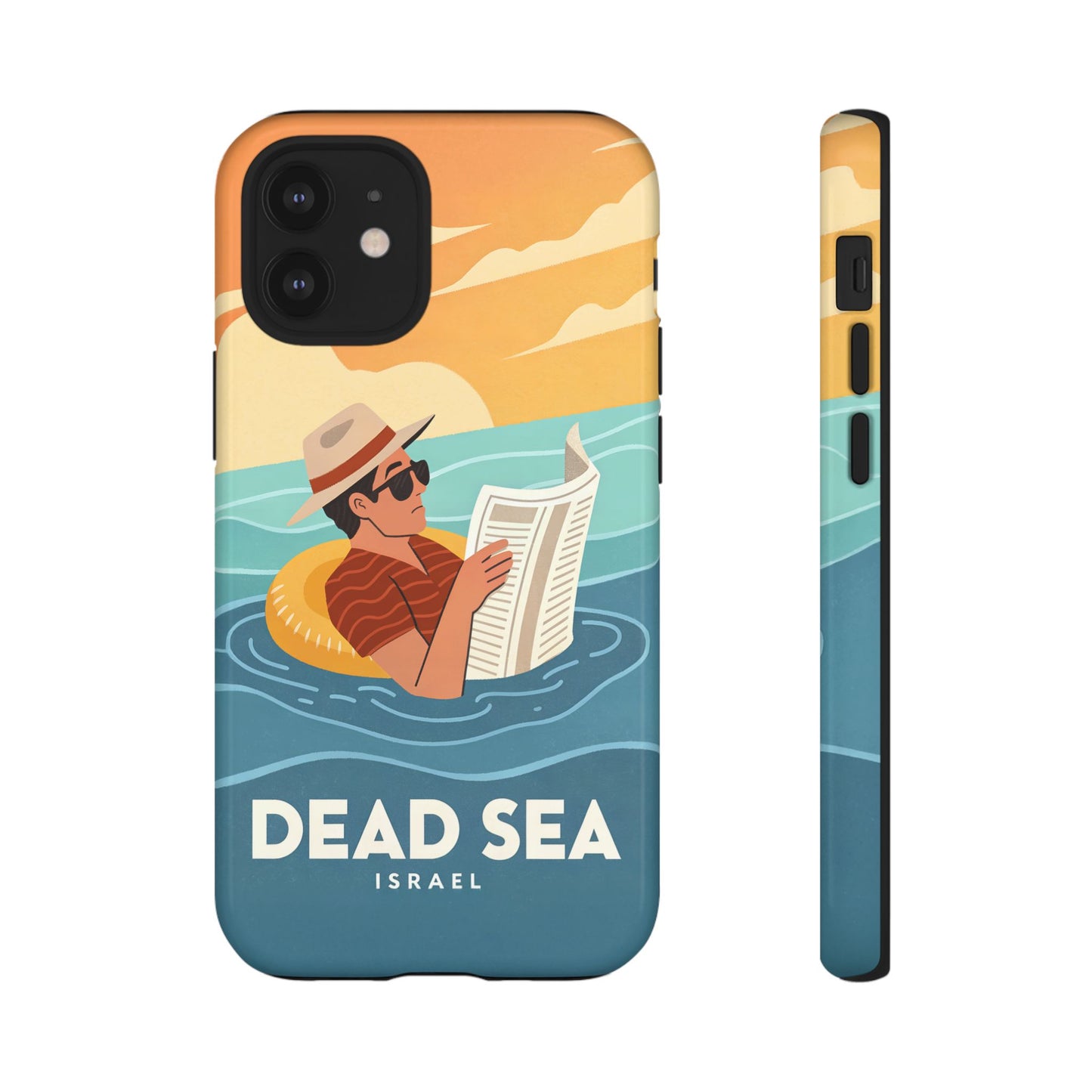 Dødehavet – Retro Flytende Mann Mobildeksel