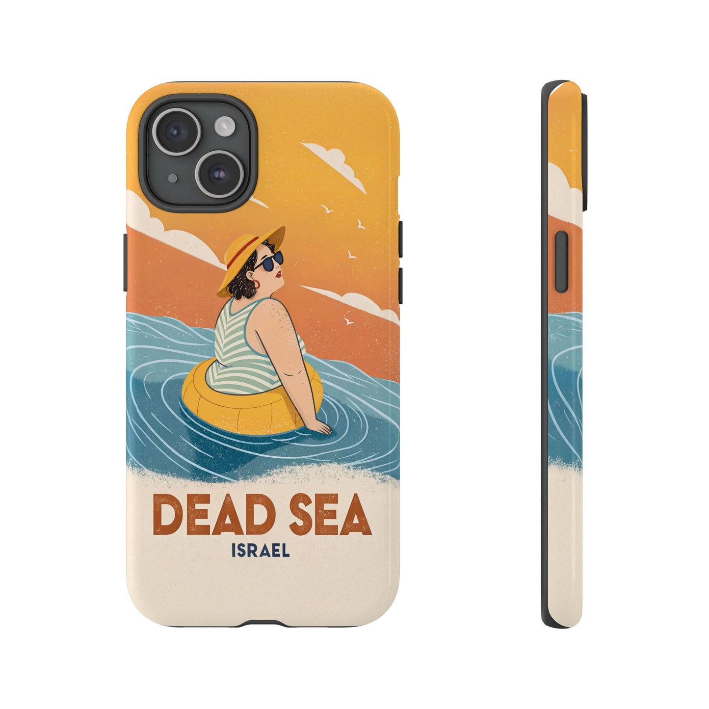 Dødehavet – Retro Flytende Dame Mobildeksel